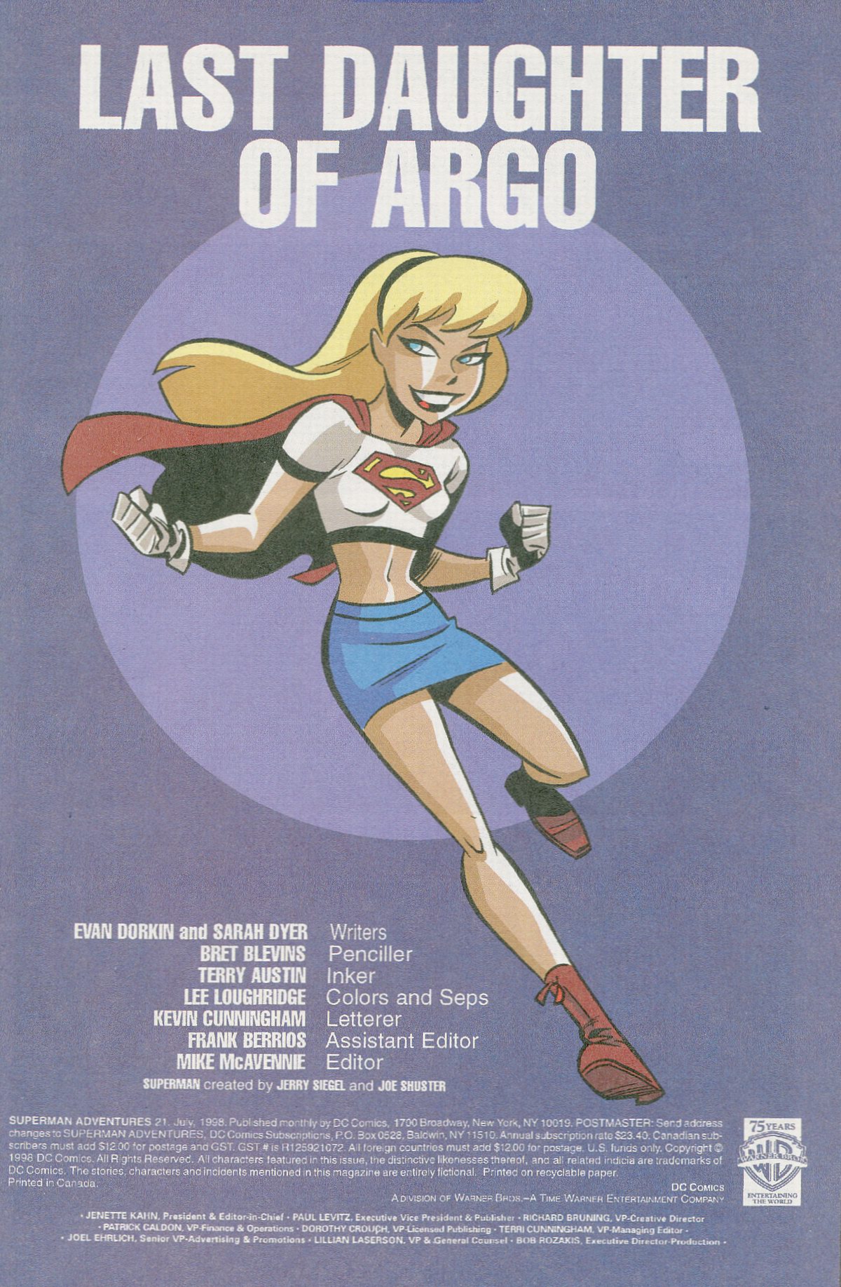 Read online Superman Adventures comic -  Issue #21 - 2