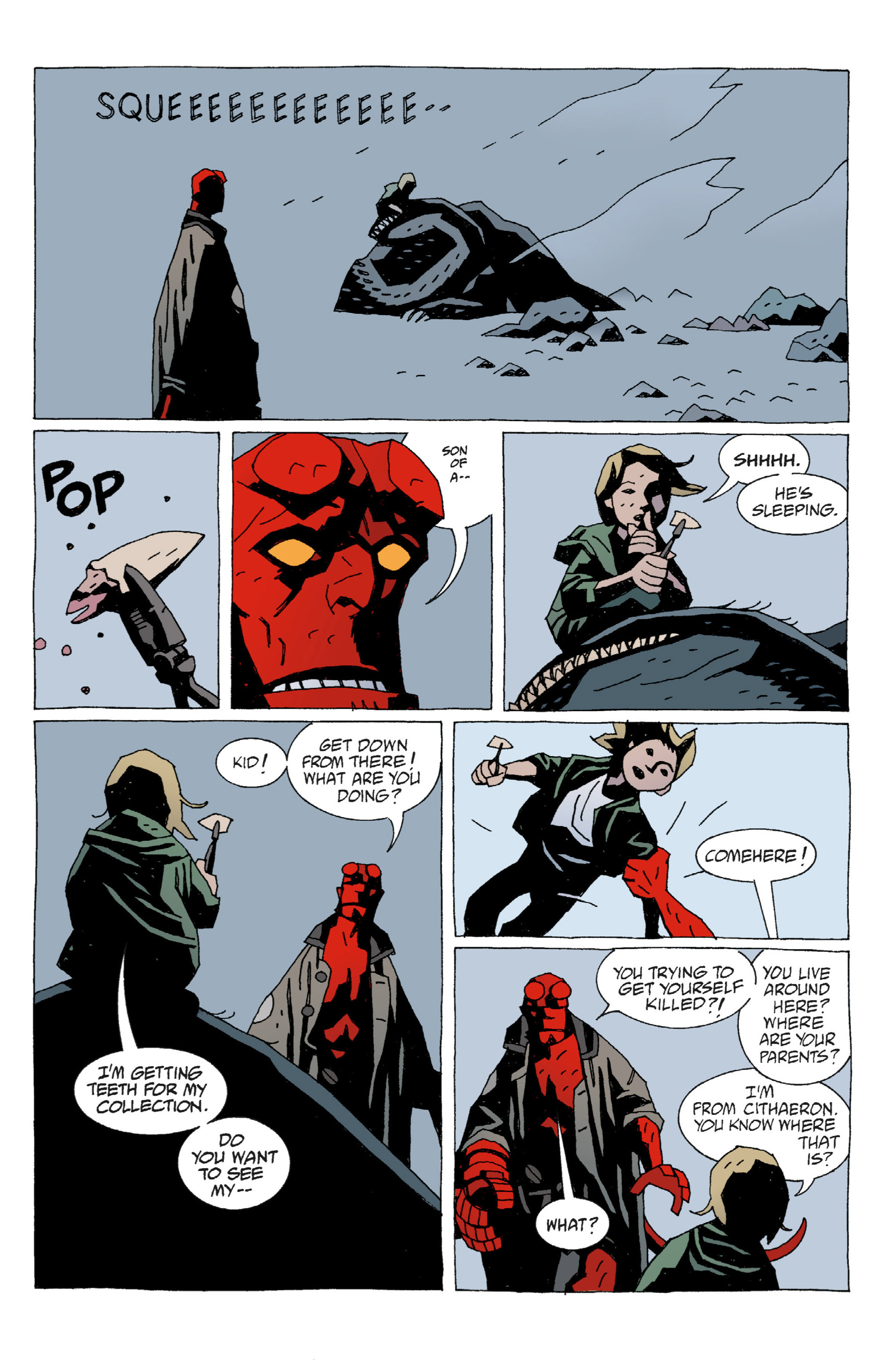 Read online Hellboy comic -  Issue #7 - 20