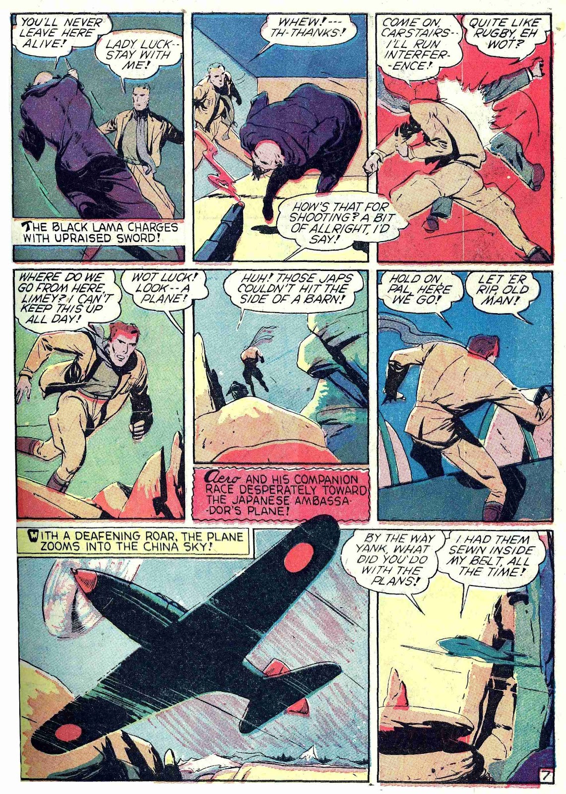 Captain Aero Comics issue 4 - Page 9
