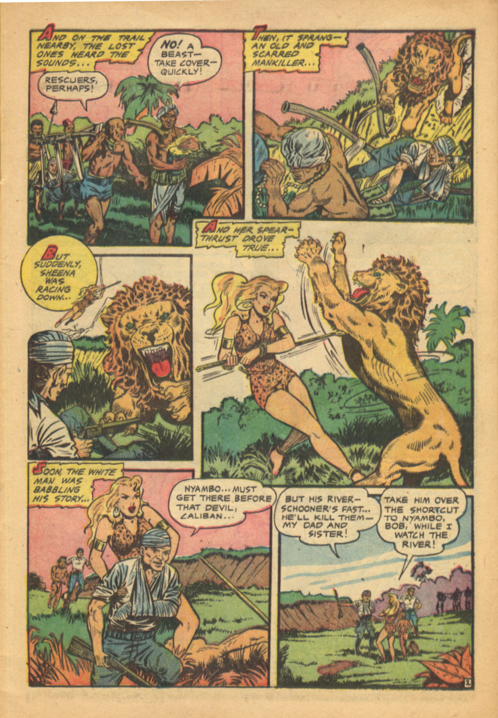Read online Sheena, Queen of the Jungle (1942) comic -  Issue #16 - 5