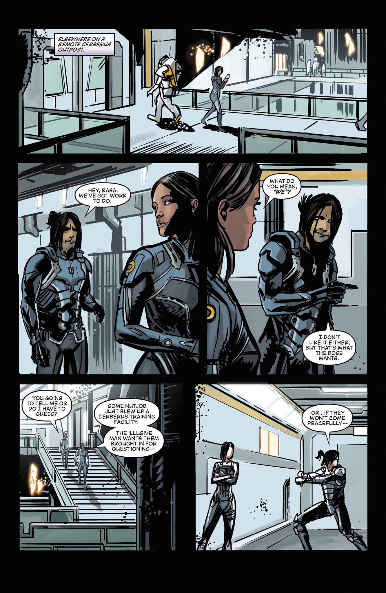 Read online Mass Effect: Foundation comic -  Issue #7 - 8