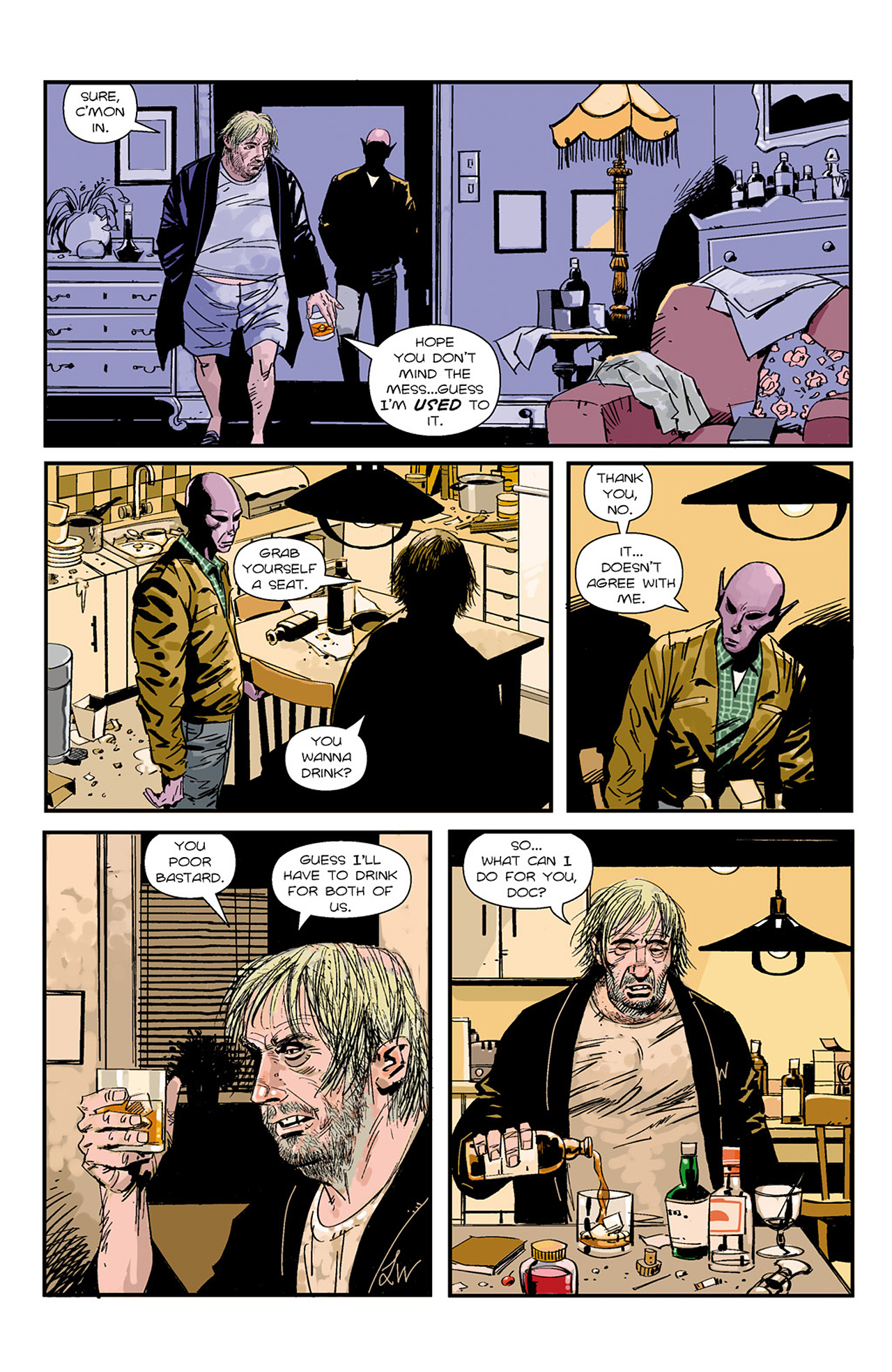 Read online Resident Alien comic -  Issue #3 - 4