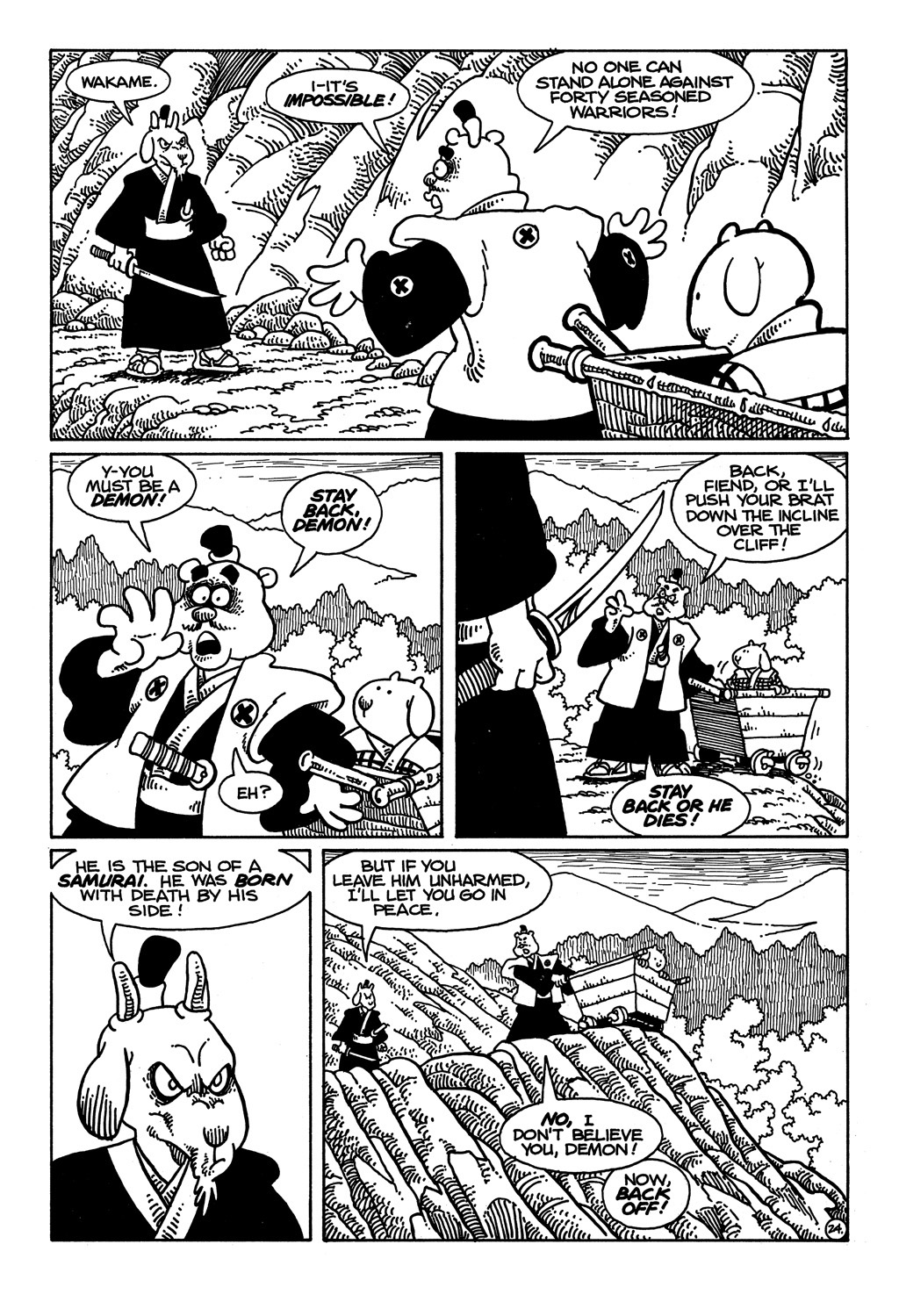 Read online Usagi Yojimbo (1987) comic -  Issue #24 - 26