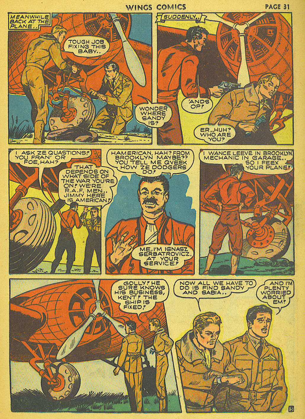 Read online Wings Comics comic -  Issue #18 - 32