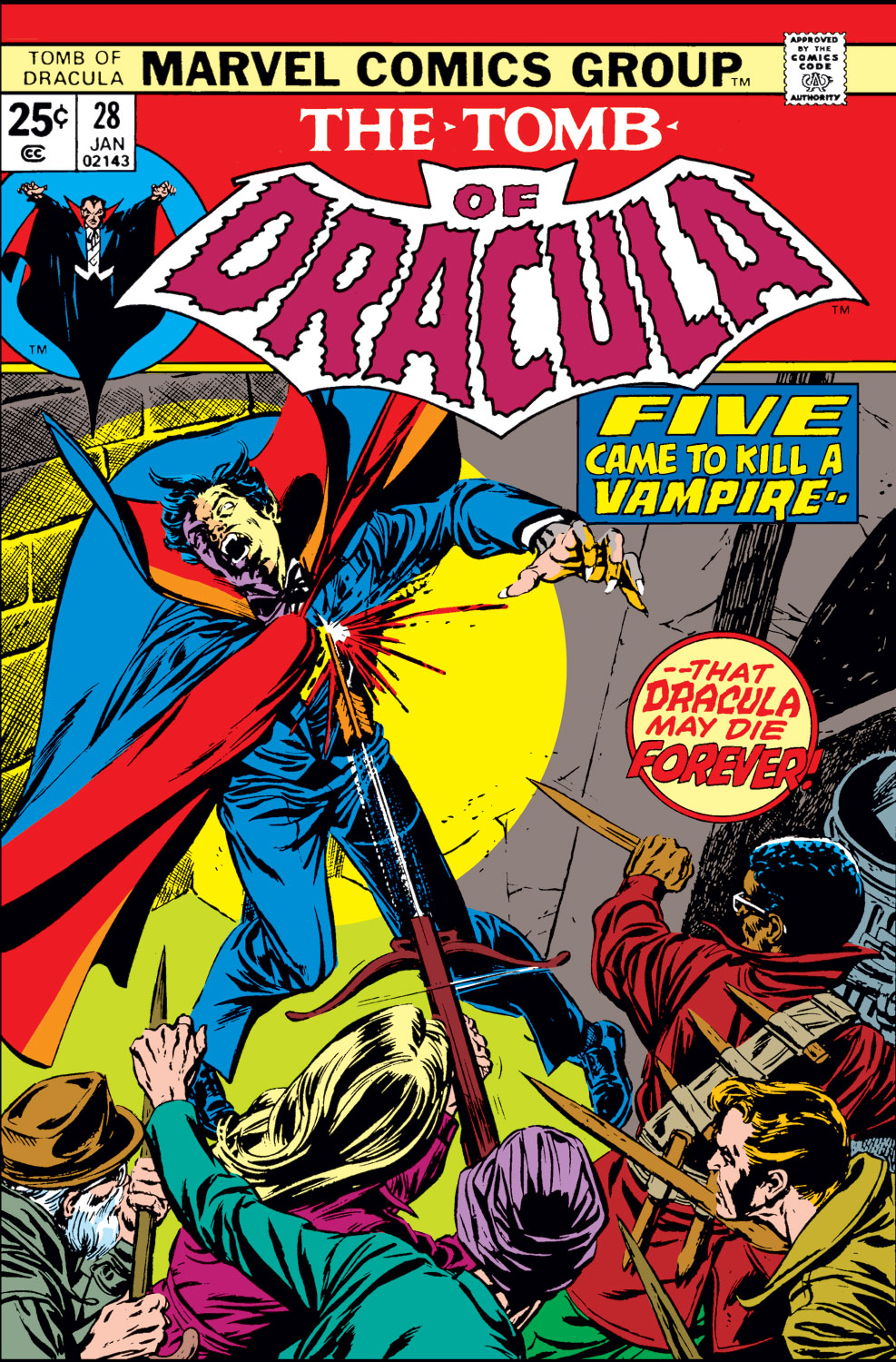 Read online Tomb of Dracula (1972) comic -  Issue #28 - 1