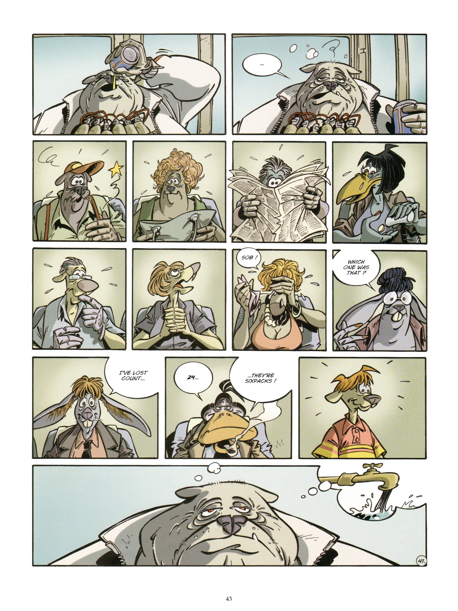 Read online Une enquête de l'inspecteur Canardo comic -  Issue #16 - 45