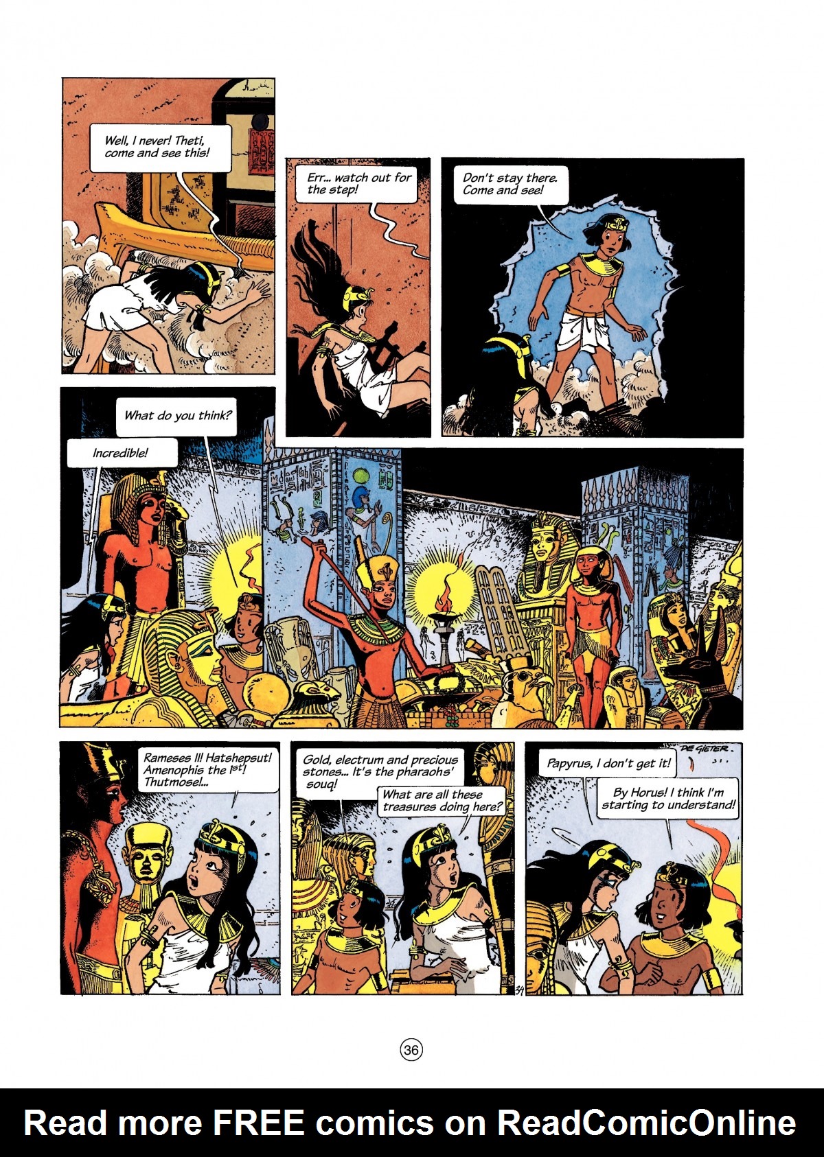 Read online Papyrus comic -  Issue #3 - 36