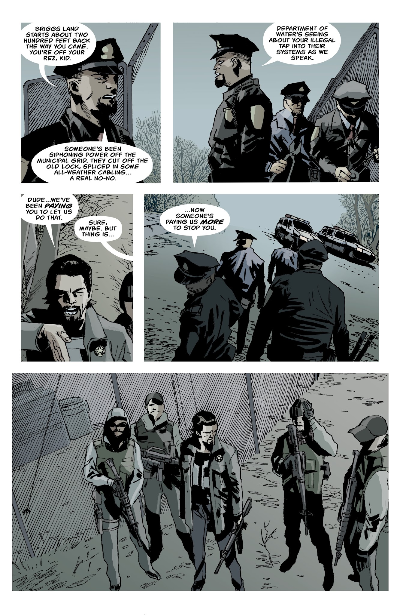 Read online Briggs Land: Lone Wolves comic -  Issue #5 - 4