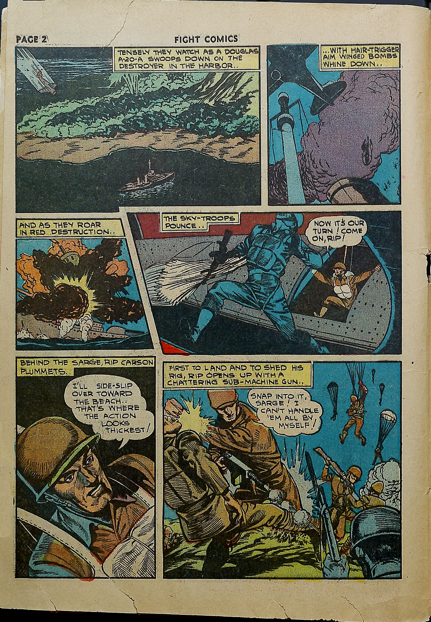 Read online Fight Comics comic -  Issue #25 - 4