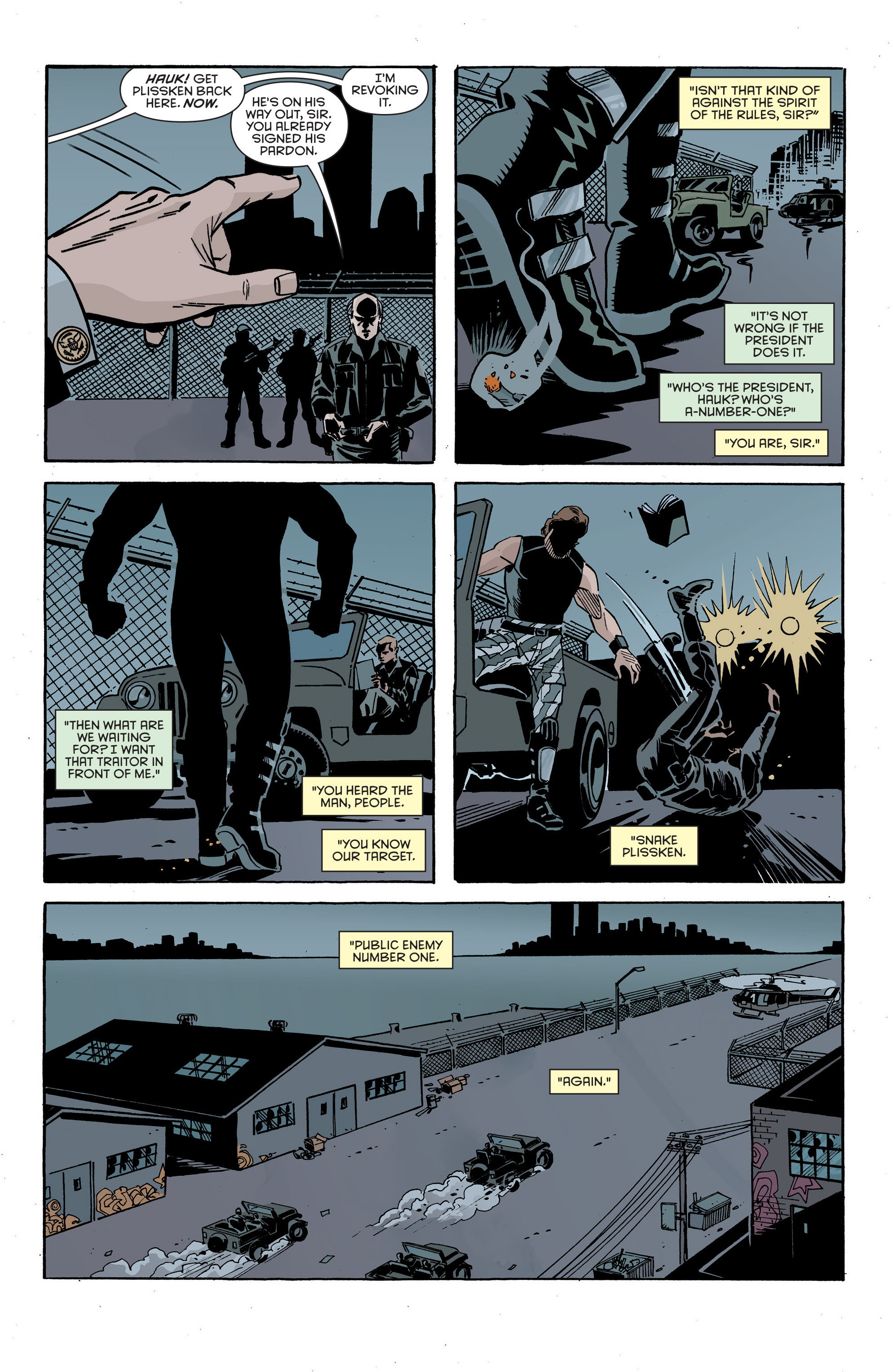 Read online Escape from New York comic -  Issue #1 - 4