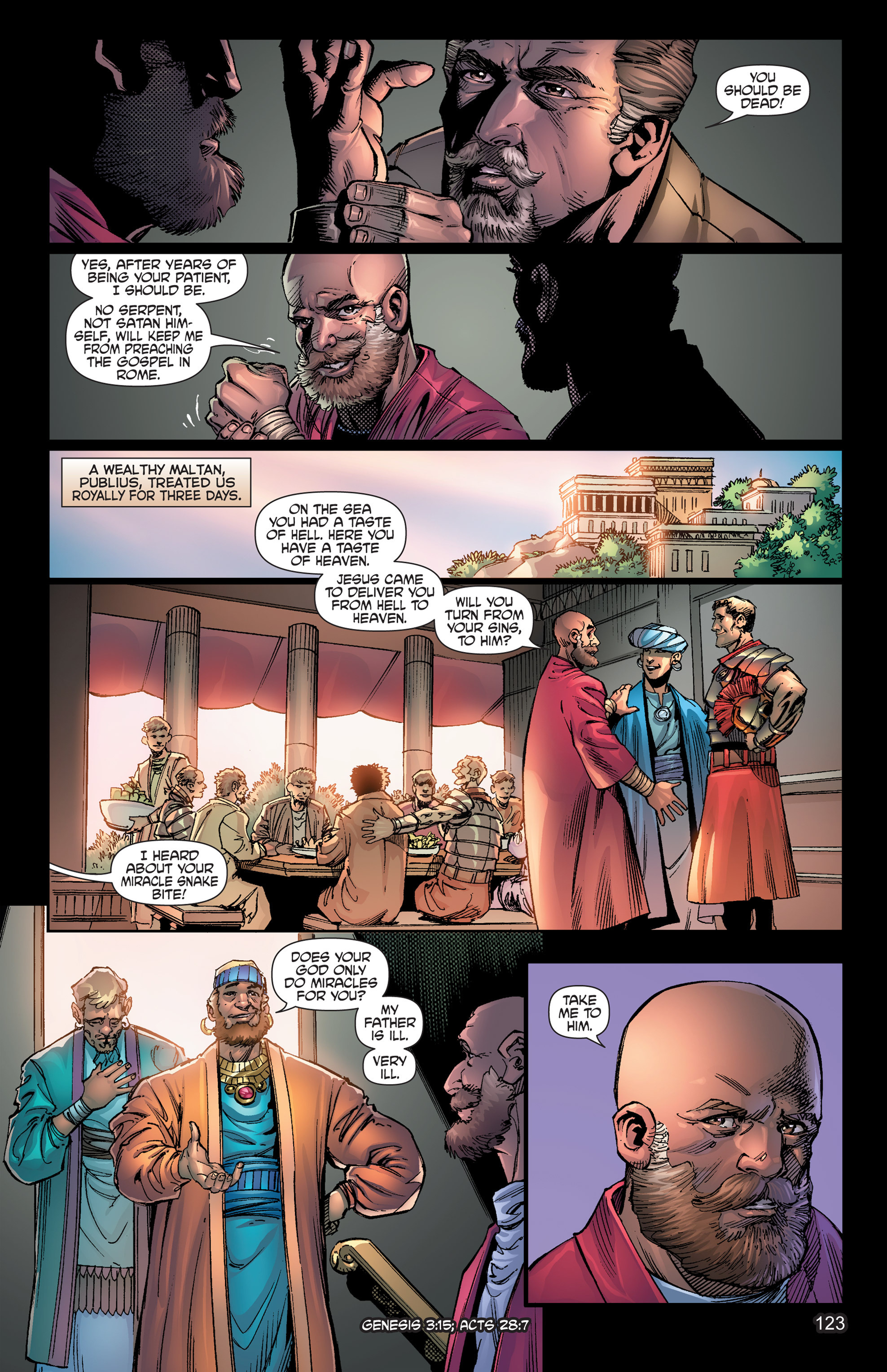 Read online The Kingstone Bible comic -  Issue #10 - 128