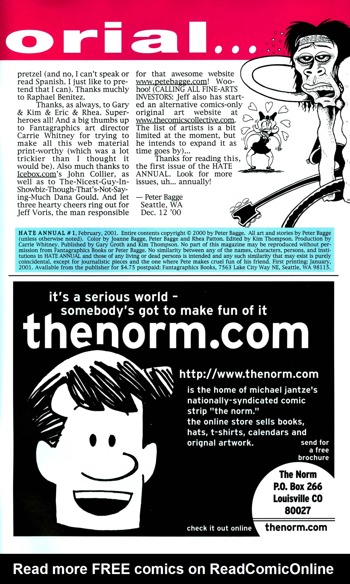 Read online Hate comic -  Issue # _Annual 1 - 41