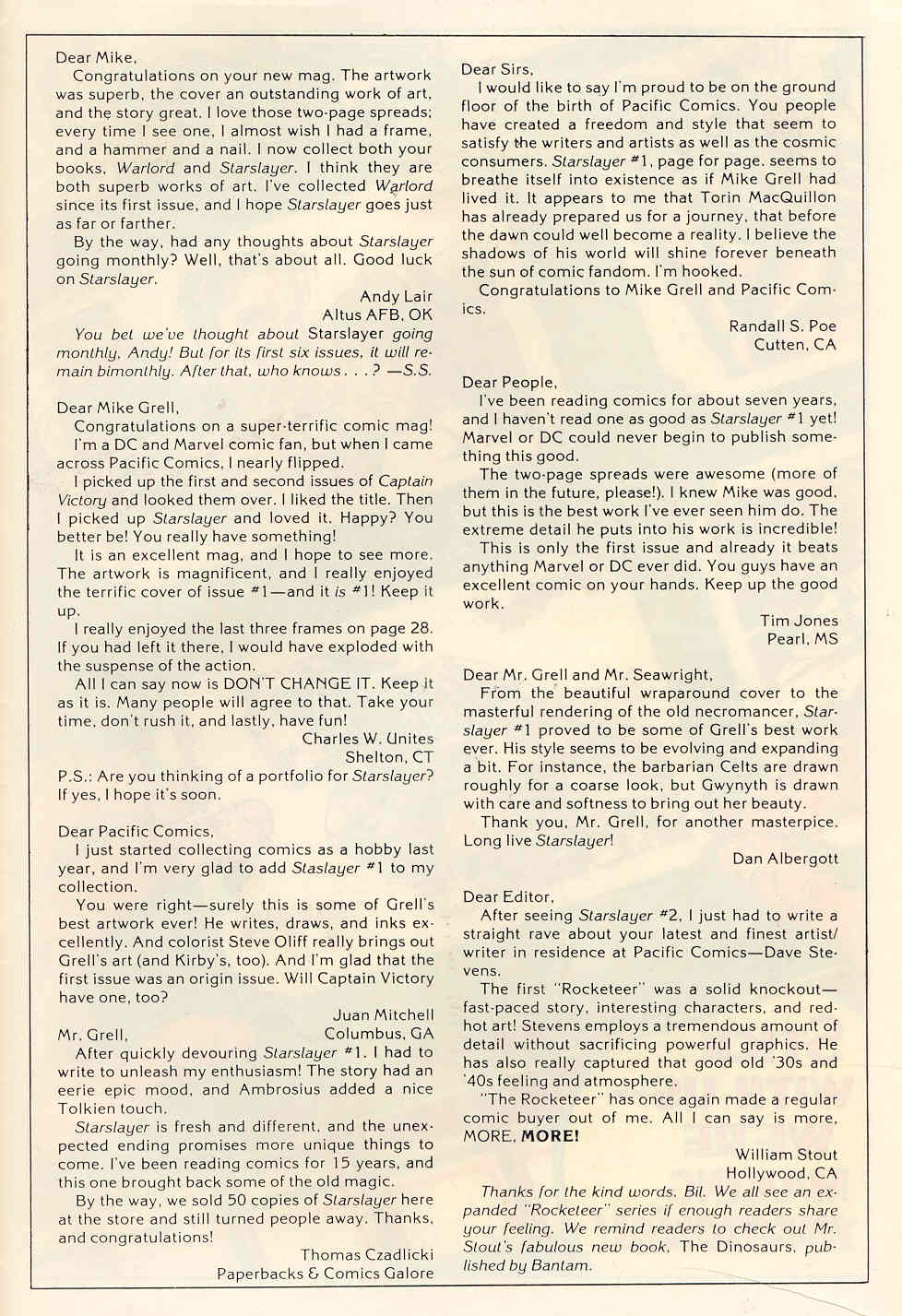 Read online Starslayer comic -  Issue #3 - 30