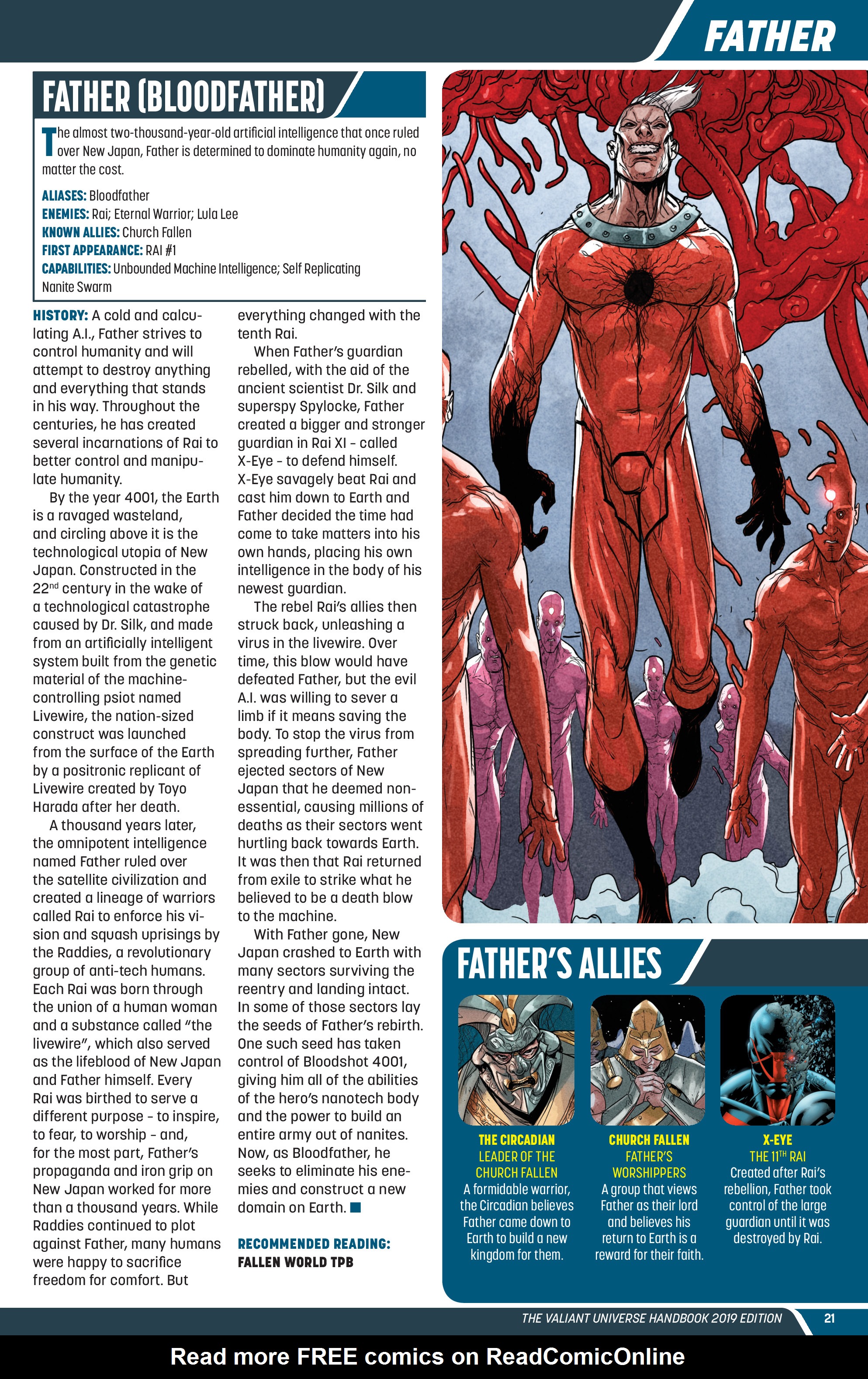 Read online Valiant Universe Handbook 2019 Edition comic -  Issue # Full - 23