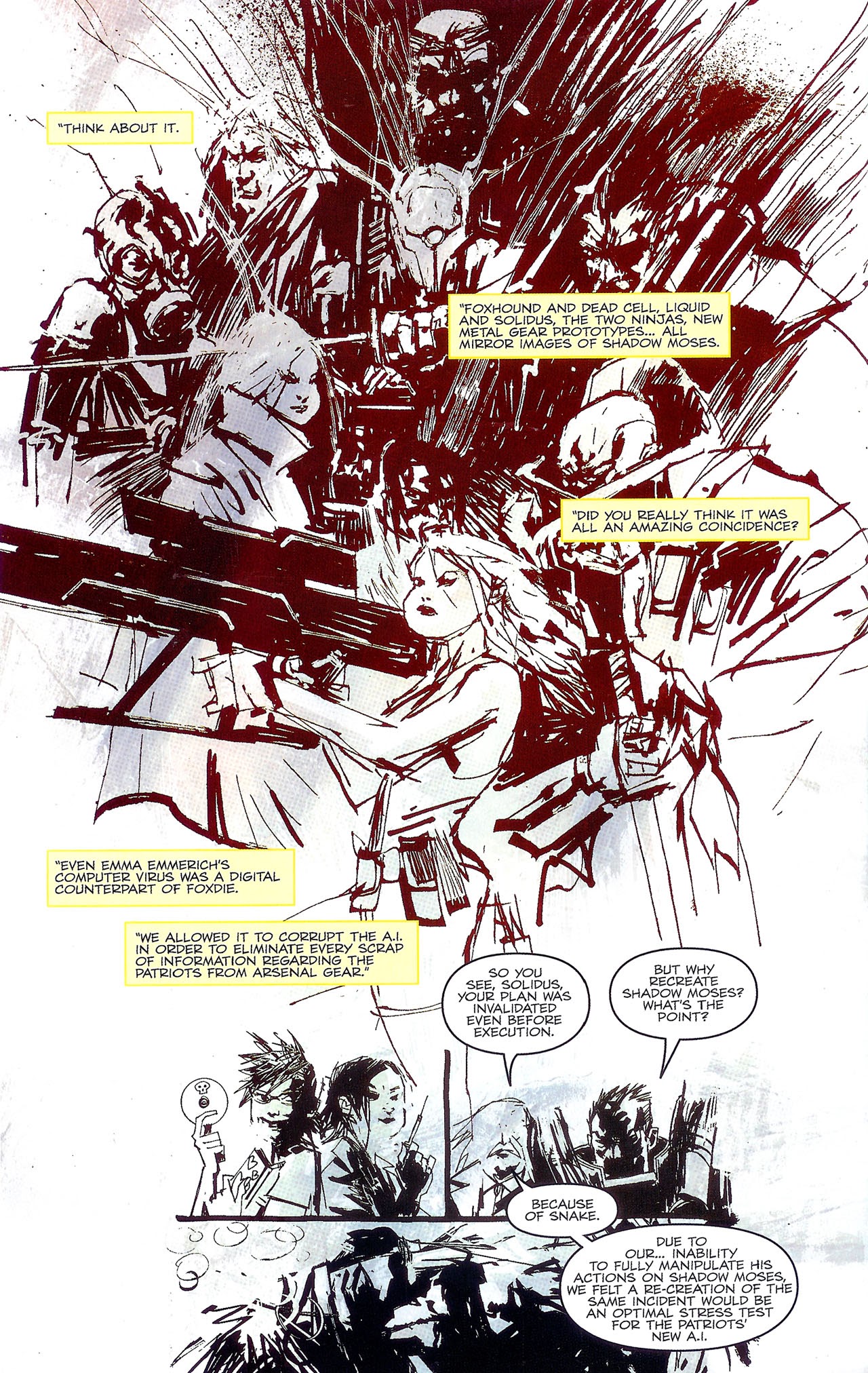 Read online Metal Gear Solid: Sons of Liberty comic -  Issue #11 - 20