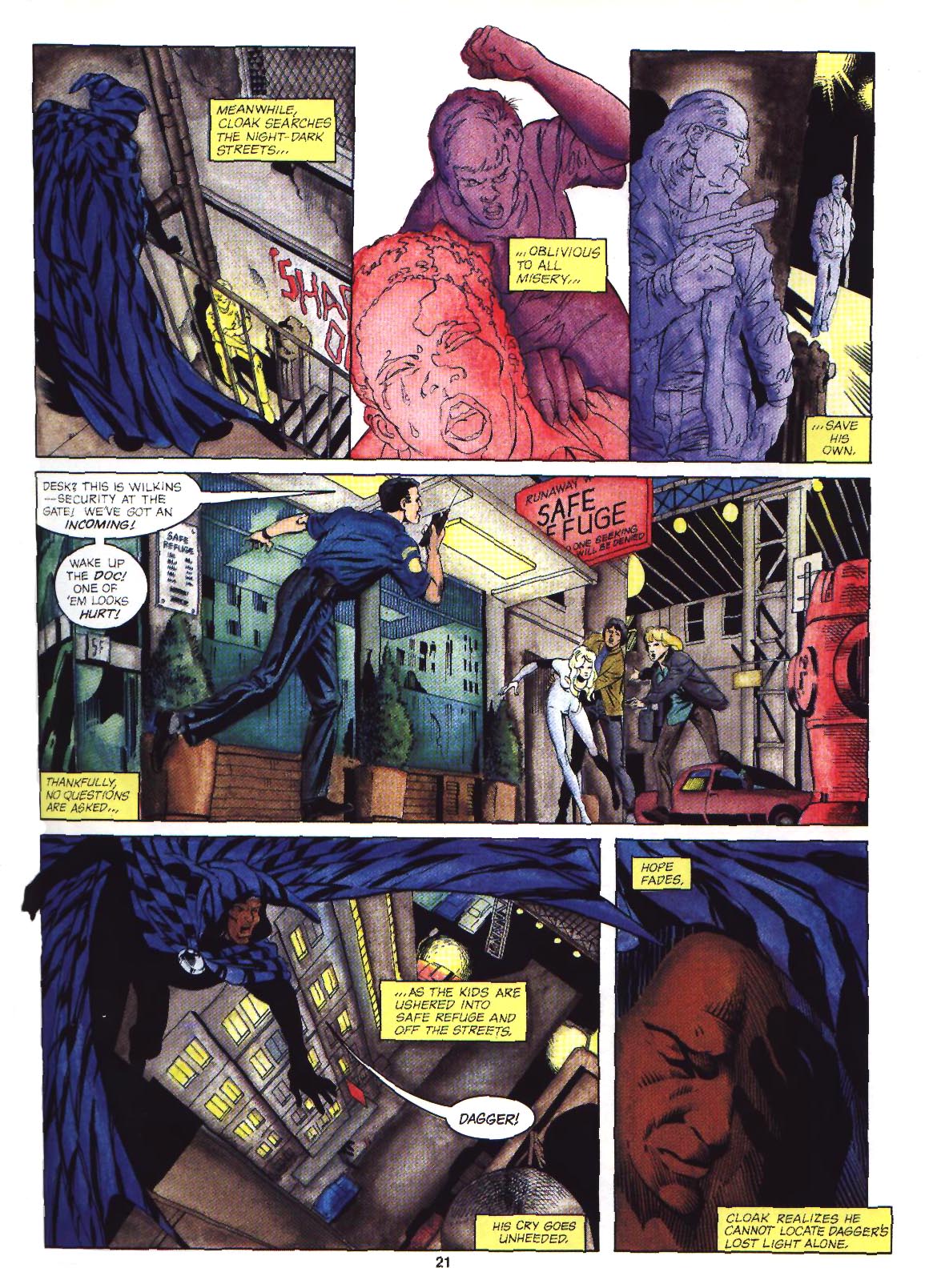 Read online Marvel Graphic Novel comic -  Issue #56 - Cloak & Dagger and Power Pack - 22