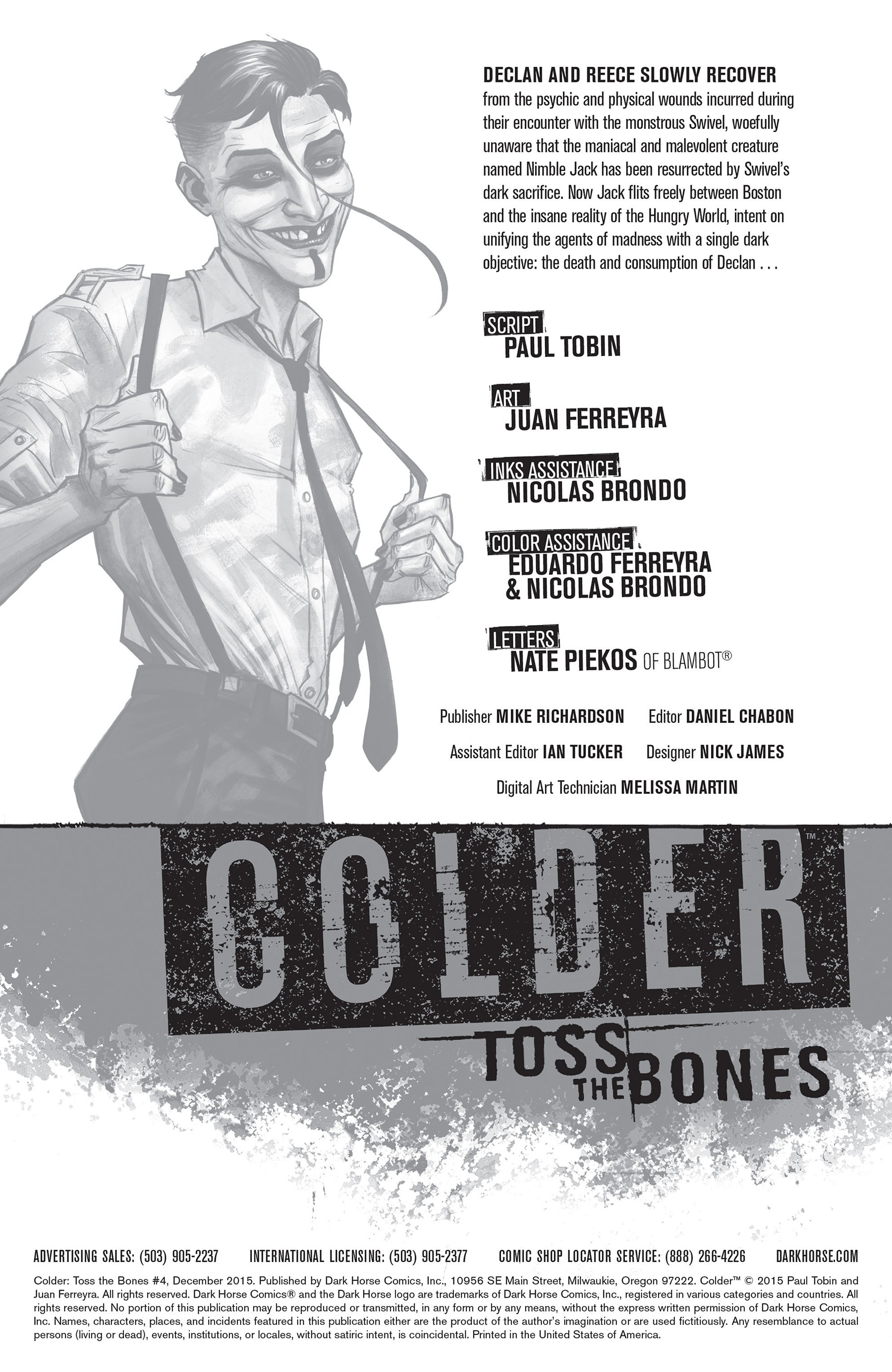 Read online Colder: Toss the Bones comic -  Issue #4 - 2