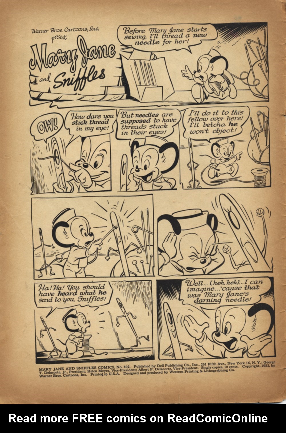 Read online Four Color Comics comic -  Issue #402 - 2