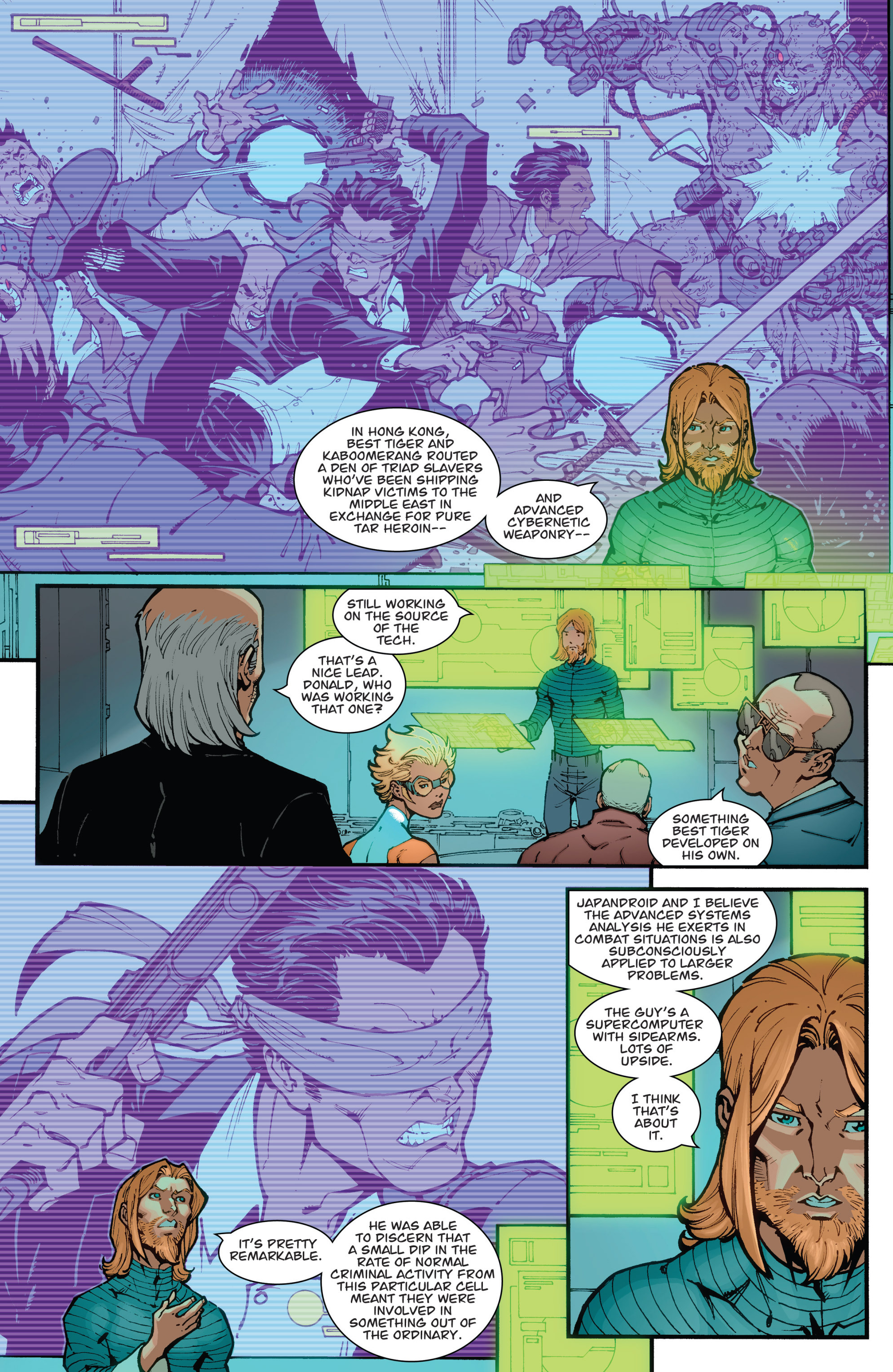 Read online Guarding the Globe (2012) comic -  Issue #1 - 18