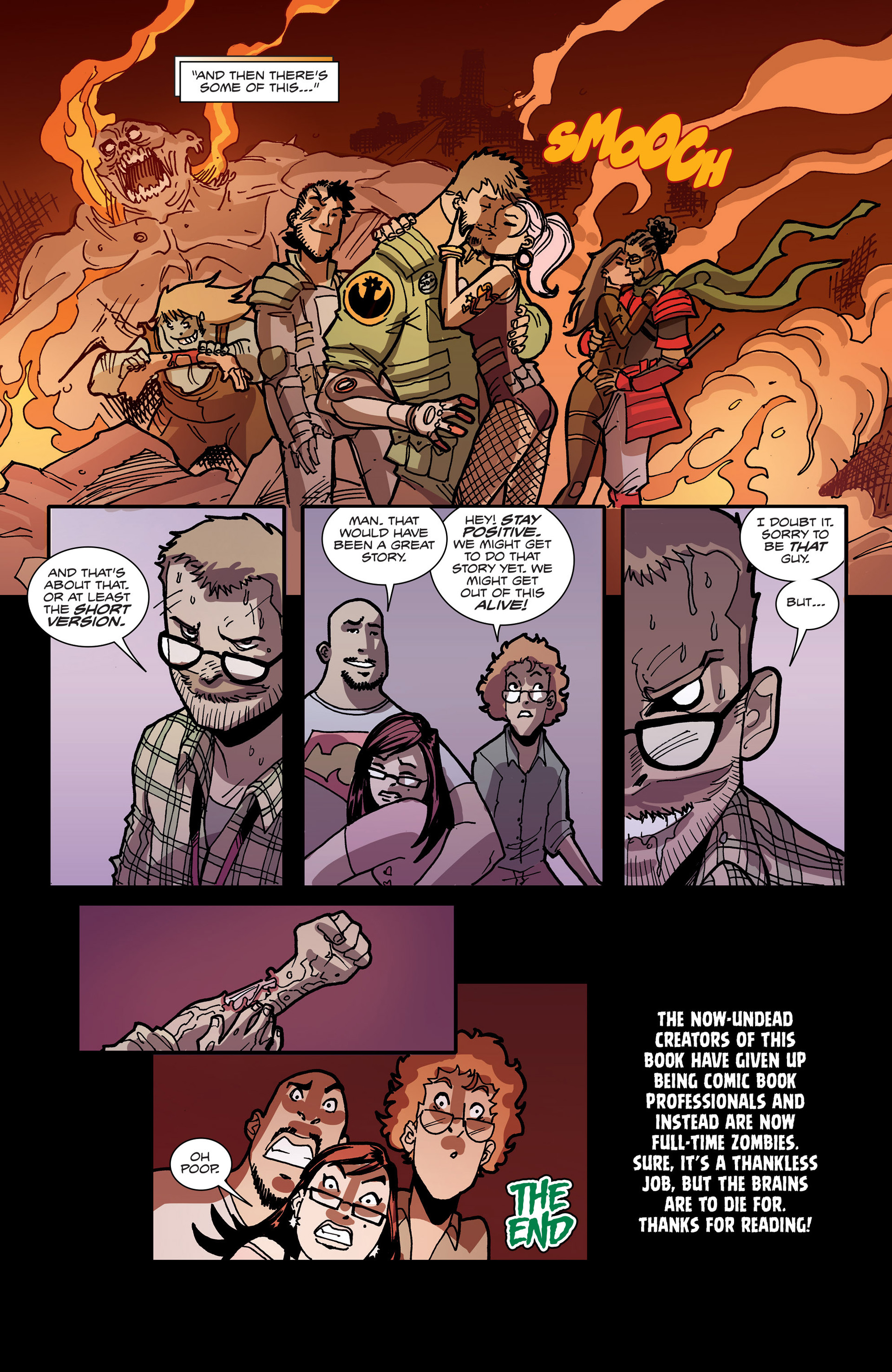 Read online Fanboys vs. Zombies comic -  Issue #20 - 21