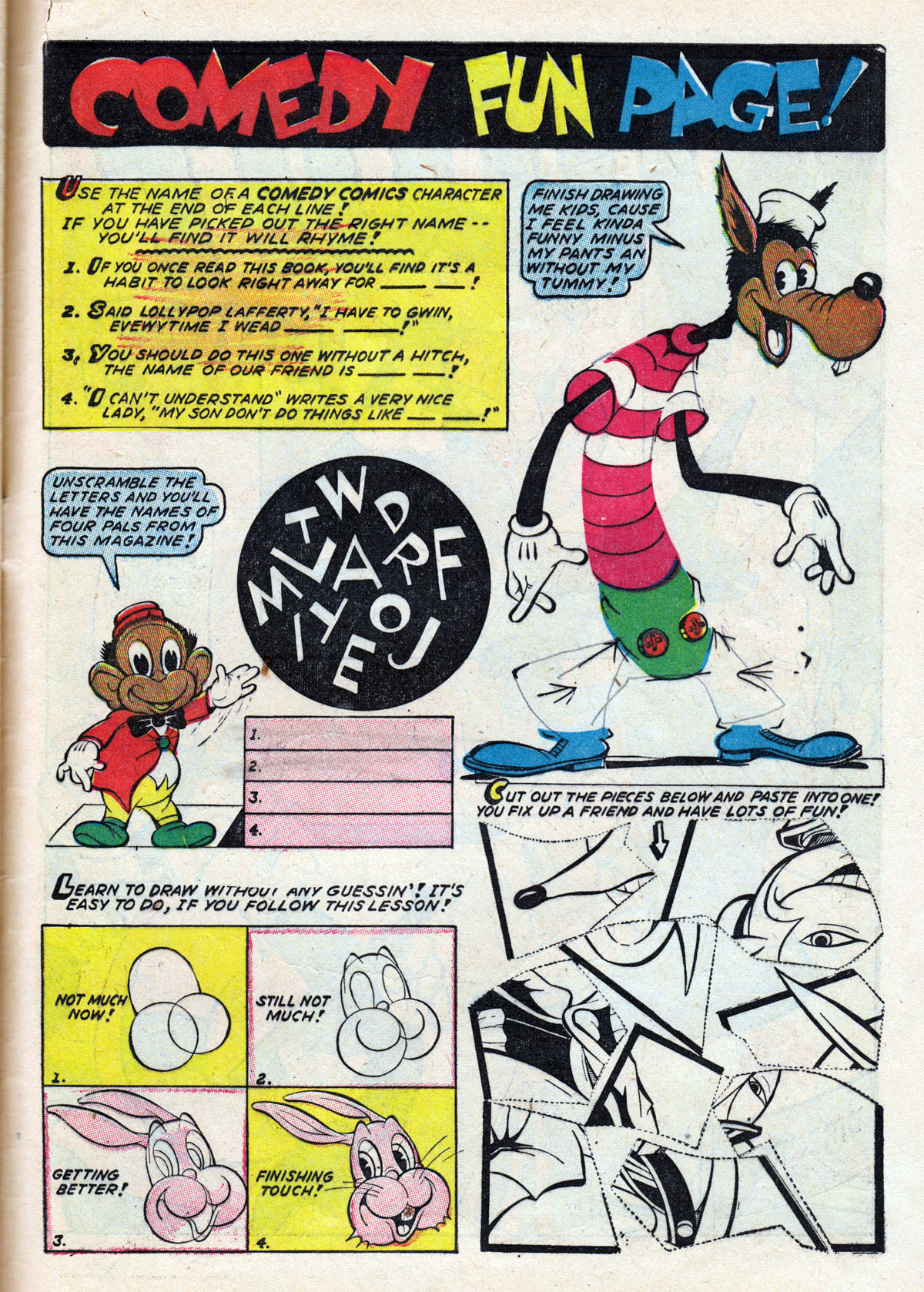 Read online Comedy Comics (1942) comic -  Issue #14 - 57