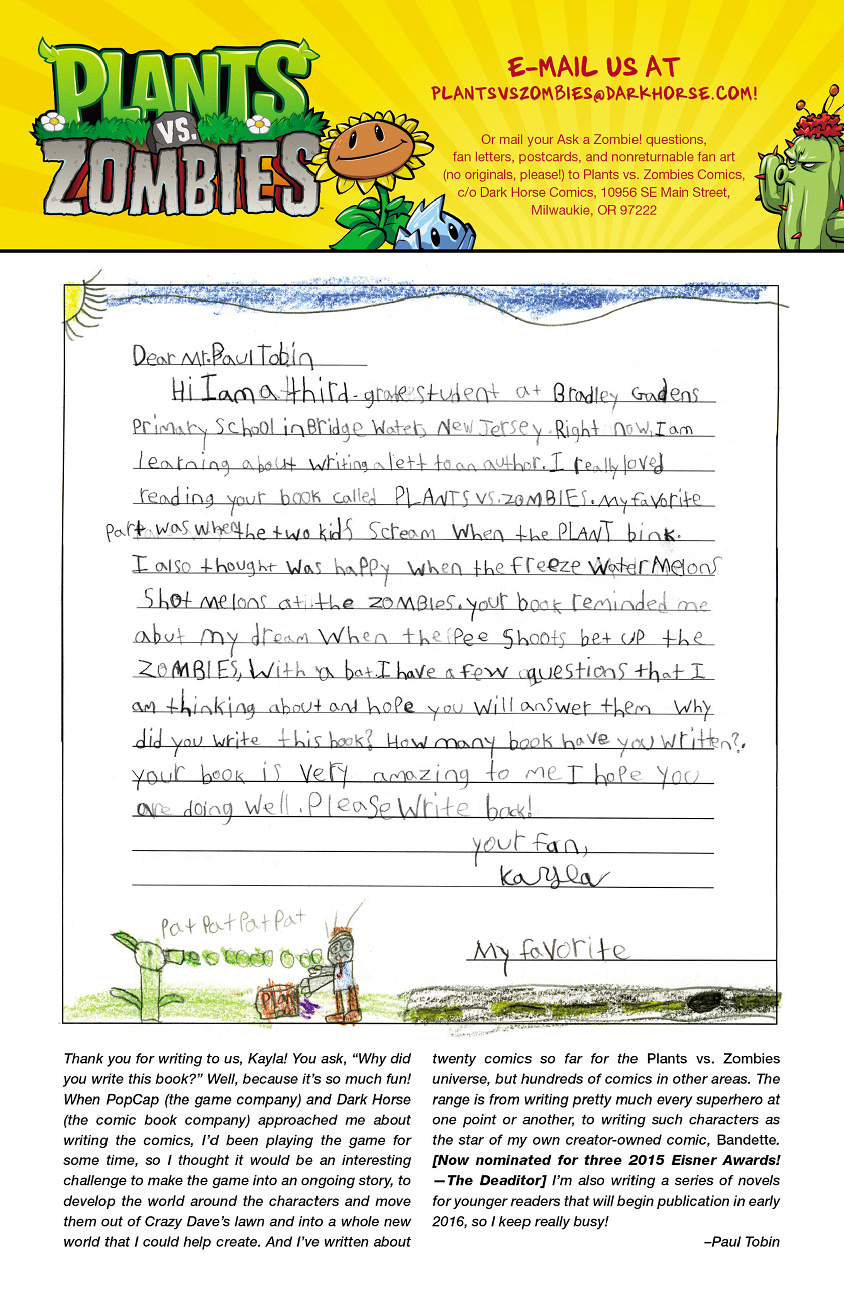 Read online Plants vs. Zombies: Bully For You comic -  Issue #2 - 27