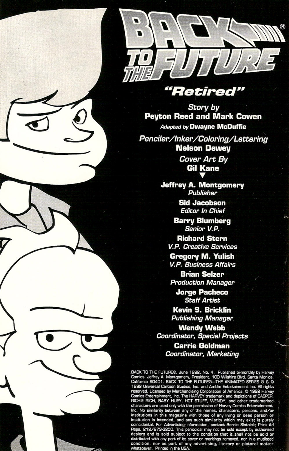 Read online Back to the Future (1991) comic -  Issue #4 - 2