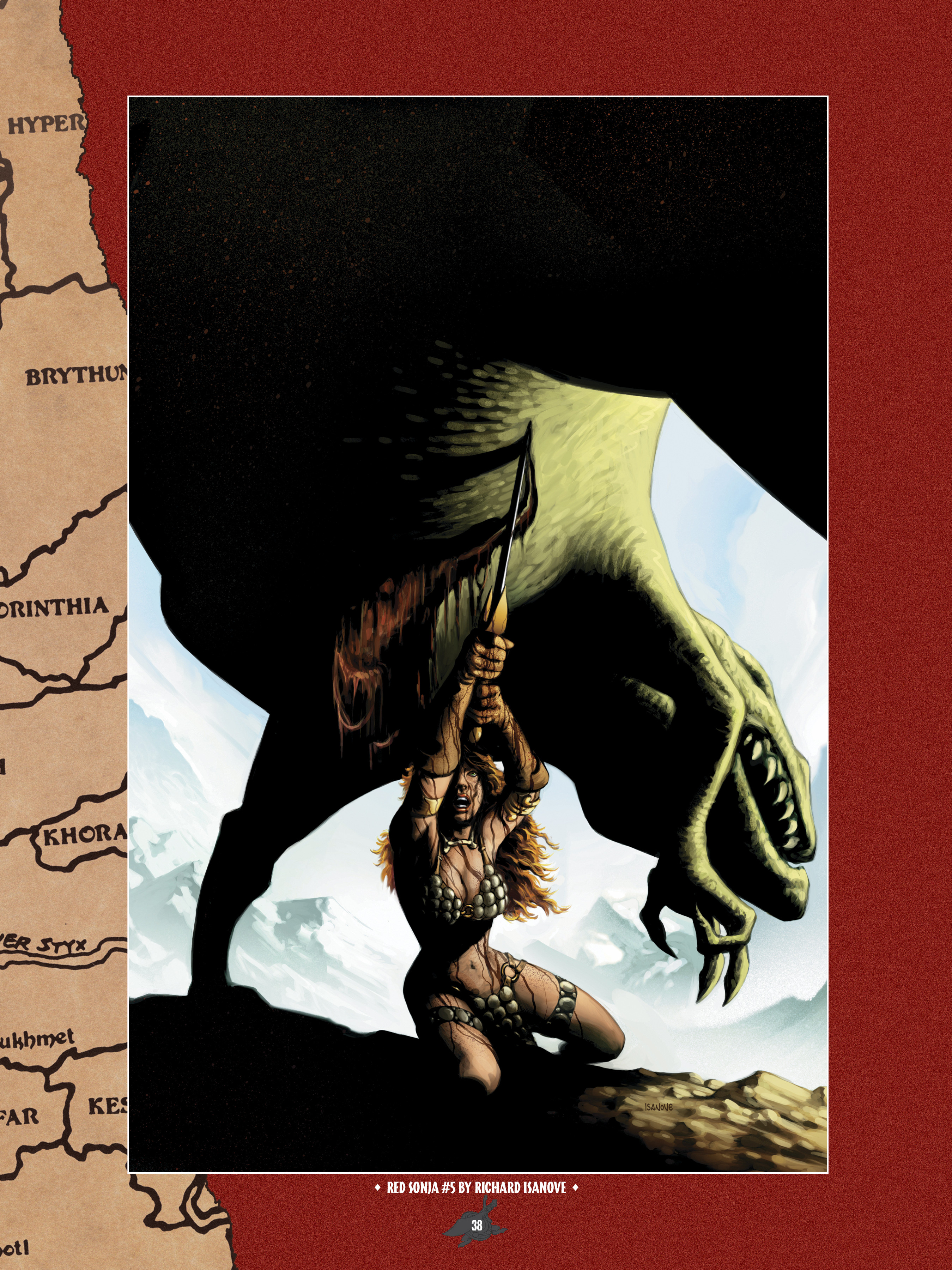 Read online The Art of Red Sonja comic -  Issue # TPB 1 (Part 1) - 37