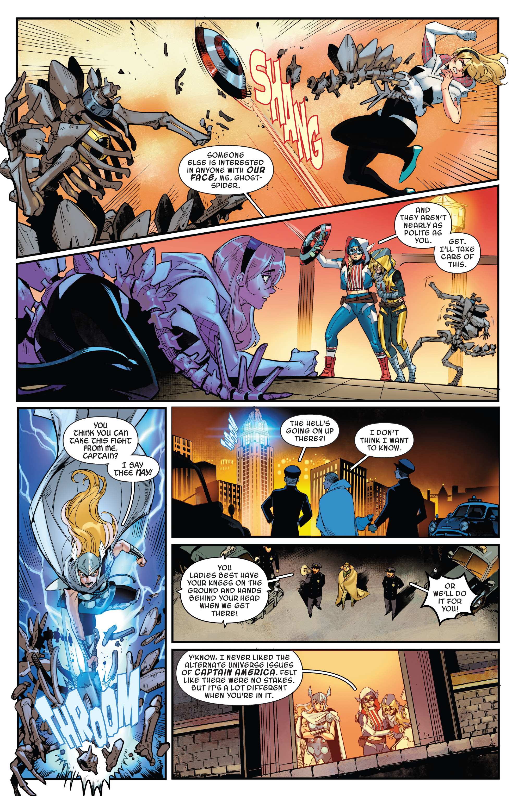 Read online Spider-Gwen: Gwenverse comic -  Issue #2 - 18