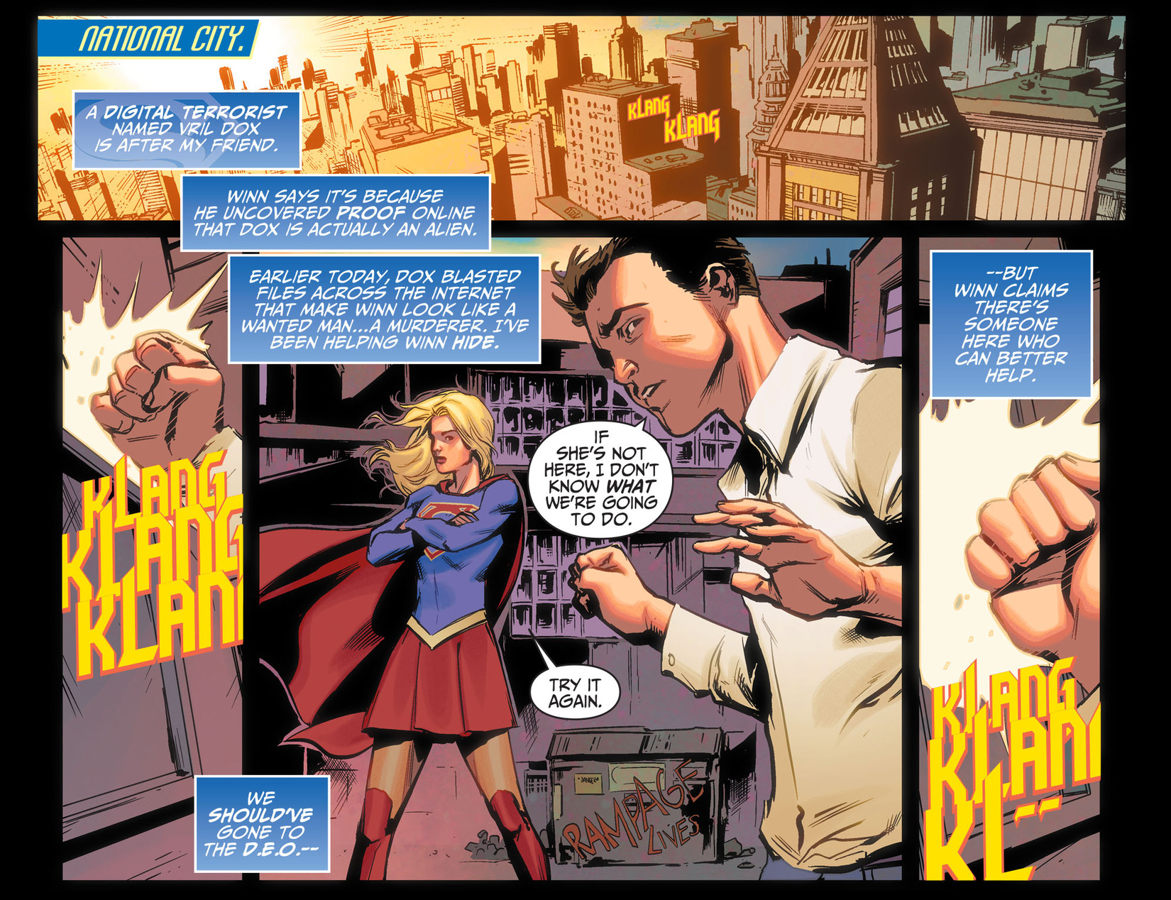 Read online Adventures of Supergirl comic -  Issue #5 - 3