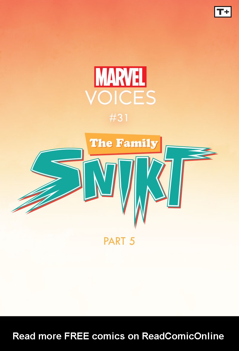 Read online Marvel's Voices Infinity Comic comic -  Issue #31 - 2
