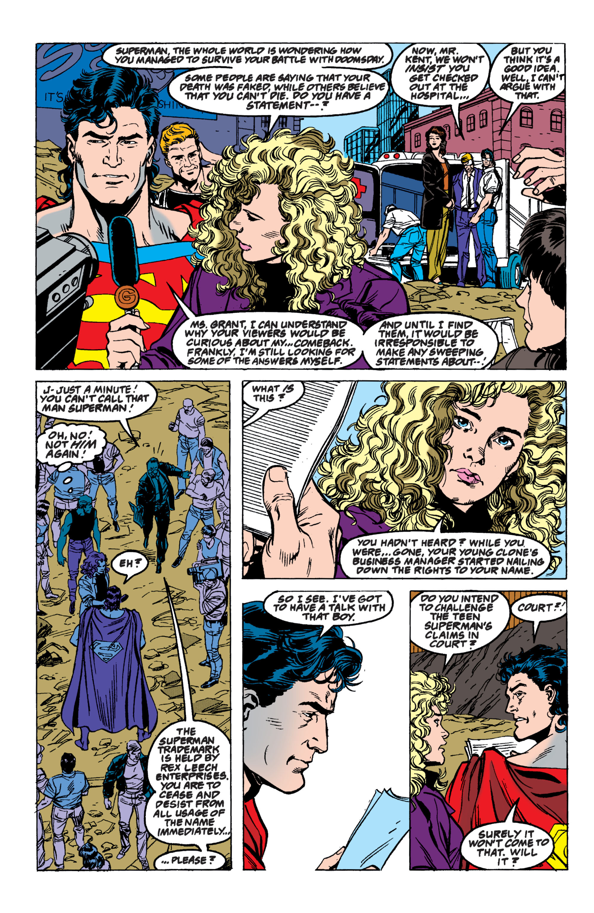 Read online Superman: The Return of Superman comic -  Issue # TPB 2 - 173