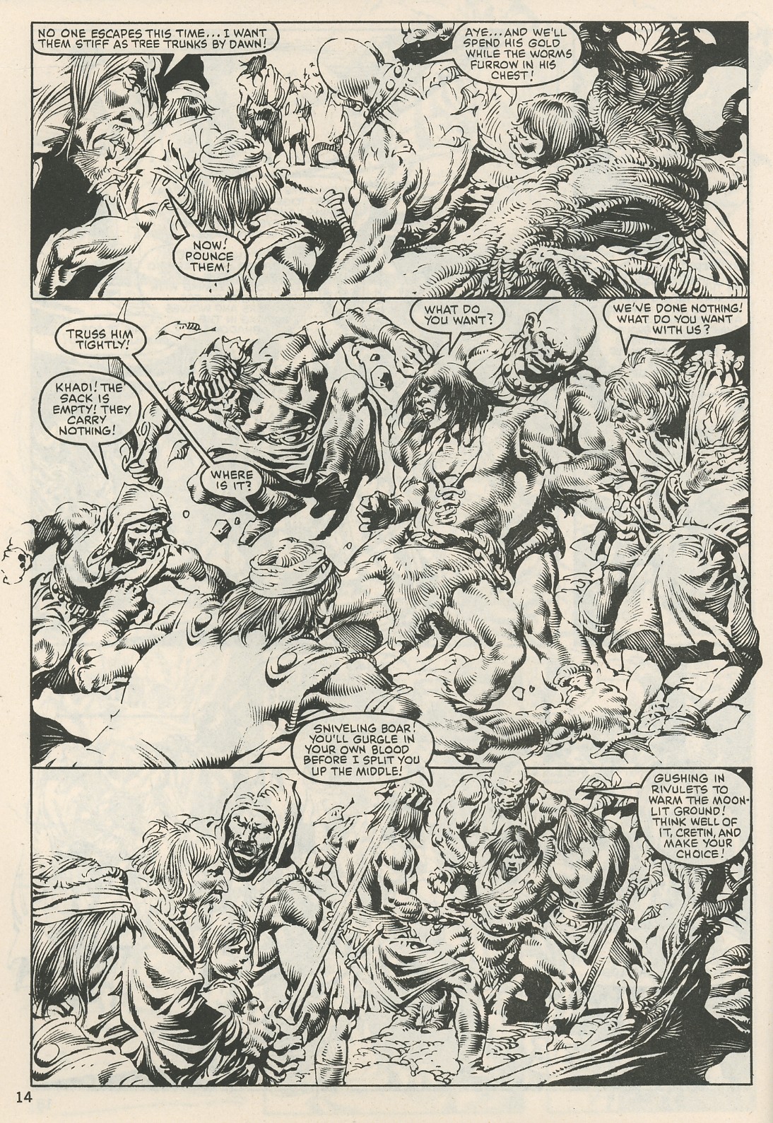Read online The Savage Sword Of Conan comic -  Issue #114 - 14
