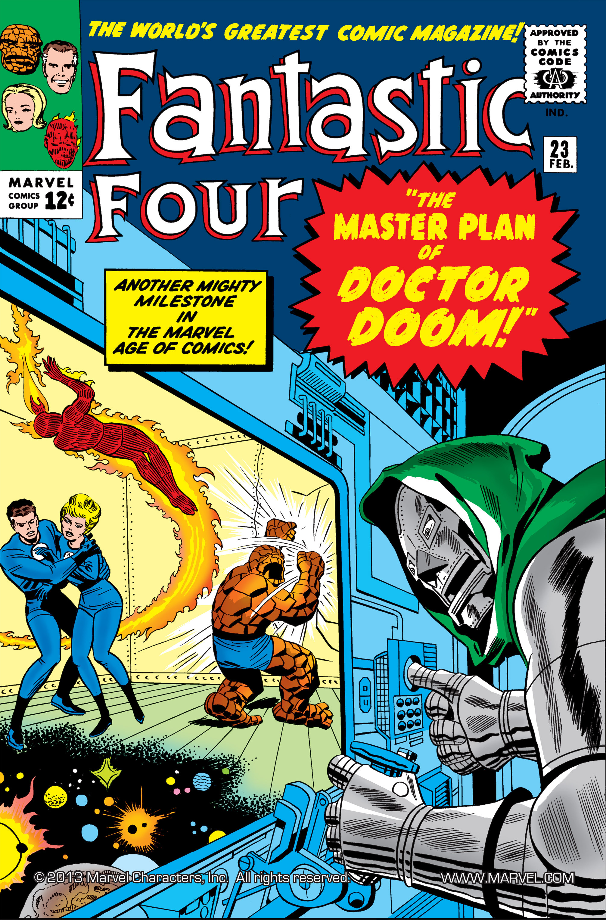 Read online Fantastic Four (1961) comic -  Issue #23 - 1