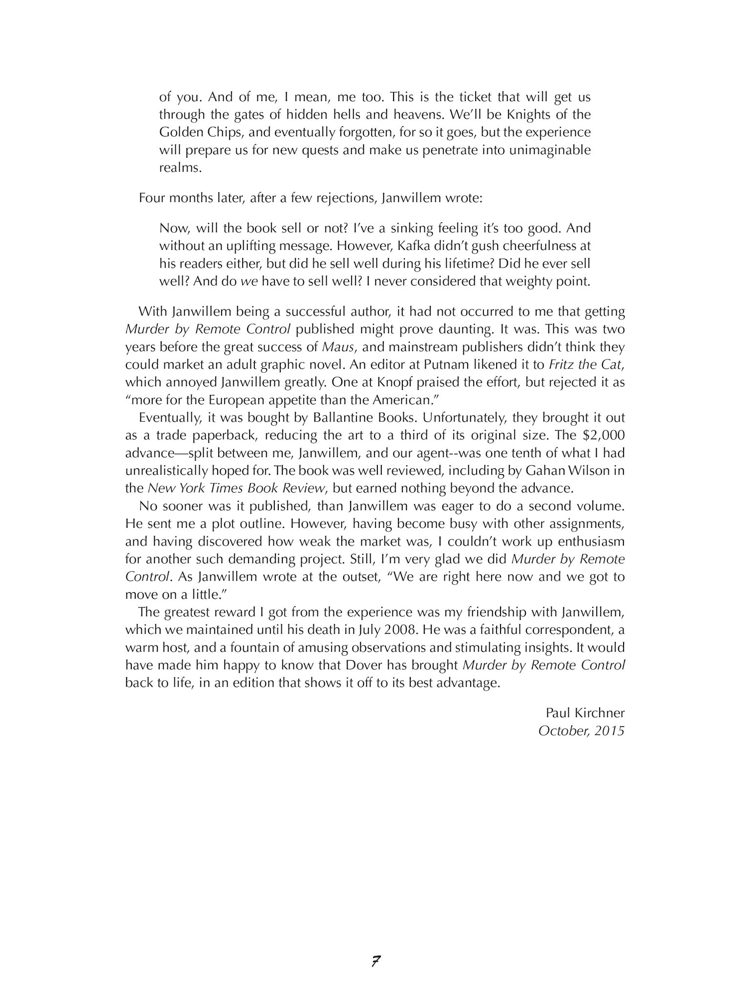 Read online Murder by Remote Control comic -  Issue # TPB - 7