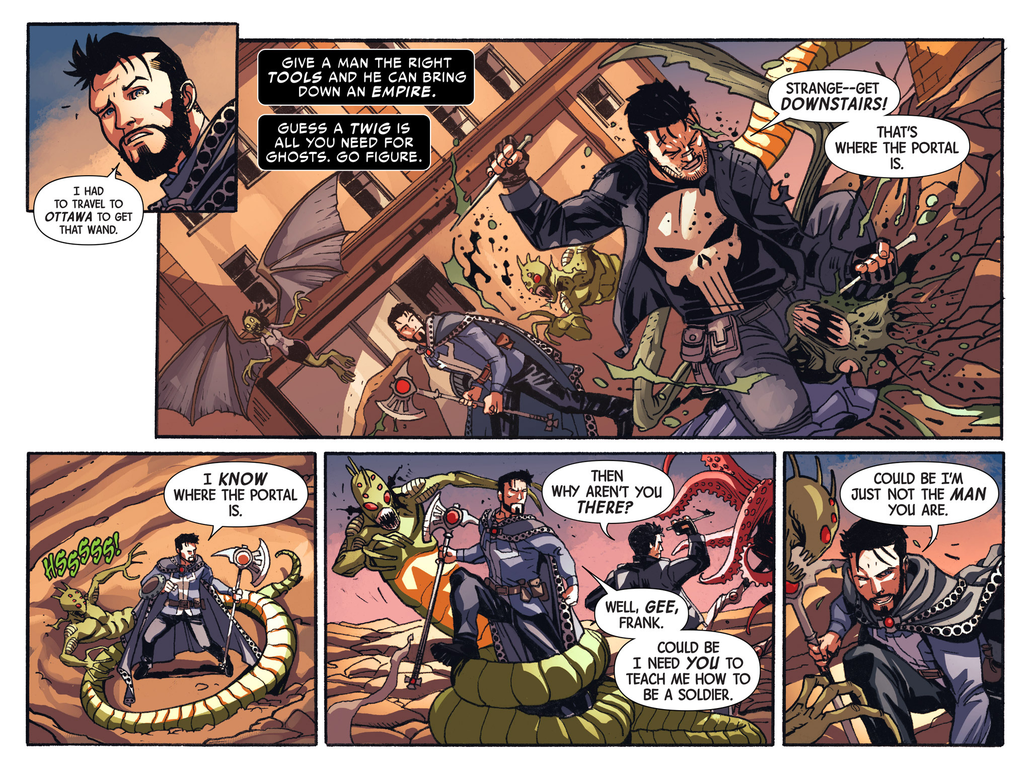 Read online Doctor Strange/Punisher: Magic Bullets Infinite Comic comic -  Issue #3 - 31