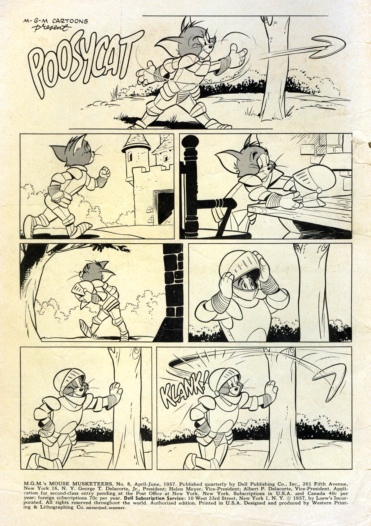 Read online M.G.M's The Mouse Musketeers comic -  Issue #8 - 2