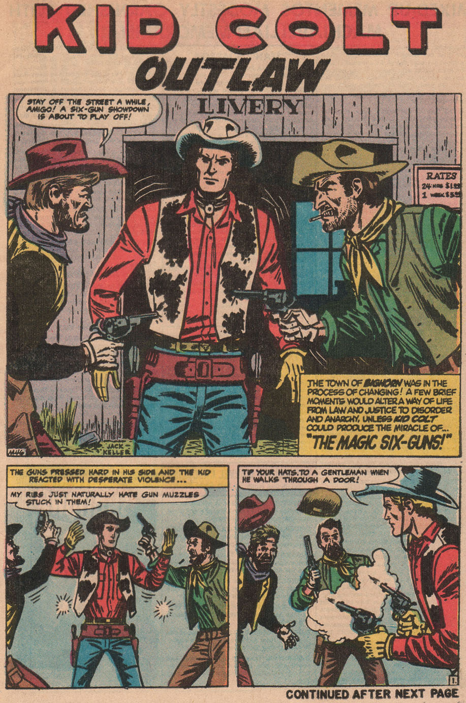 Read online Kid Colt Outlaw comic -  Issue #142 - 9