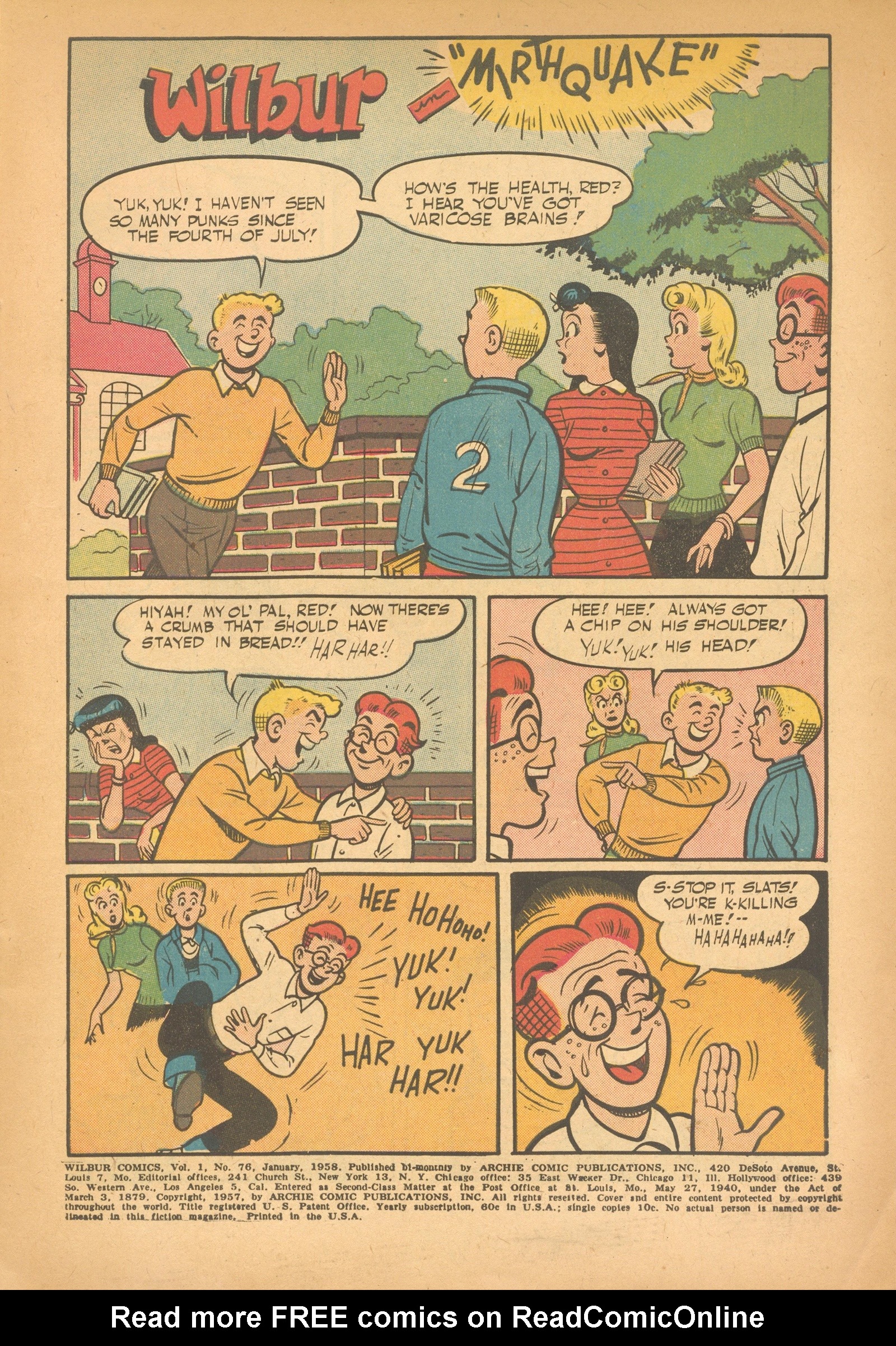 Read online Wilbur Comics comic -  Issue #76 - 3
