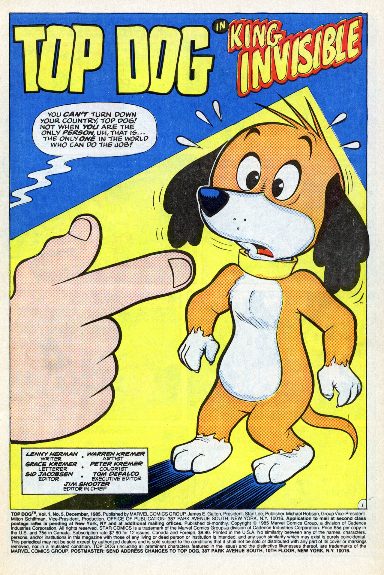 Read online Top Dog comic -  Issue #5 - 3