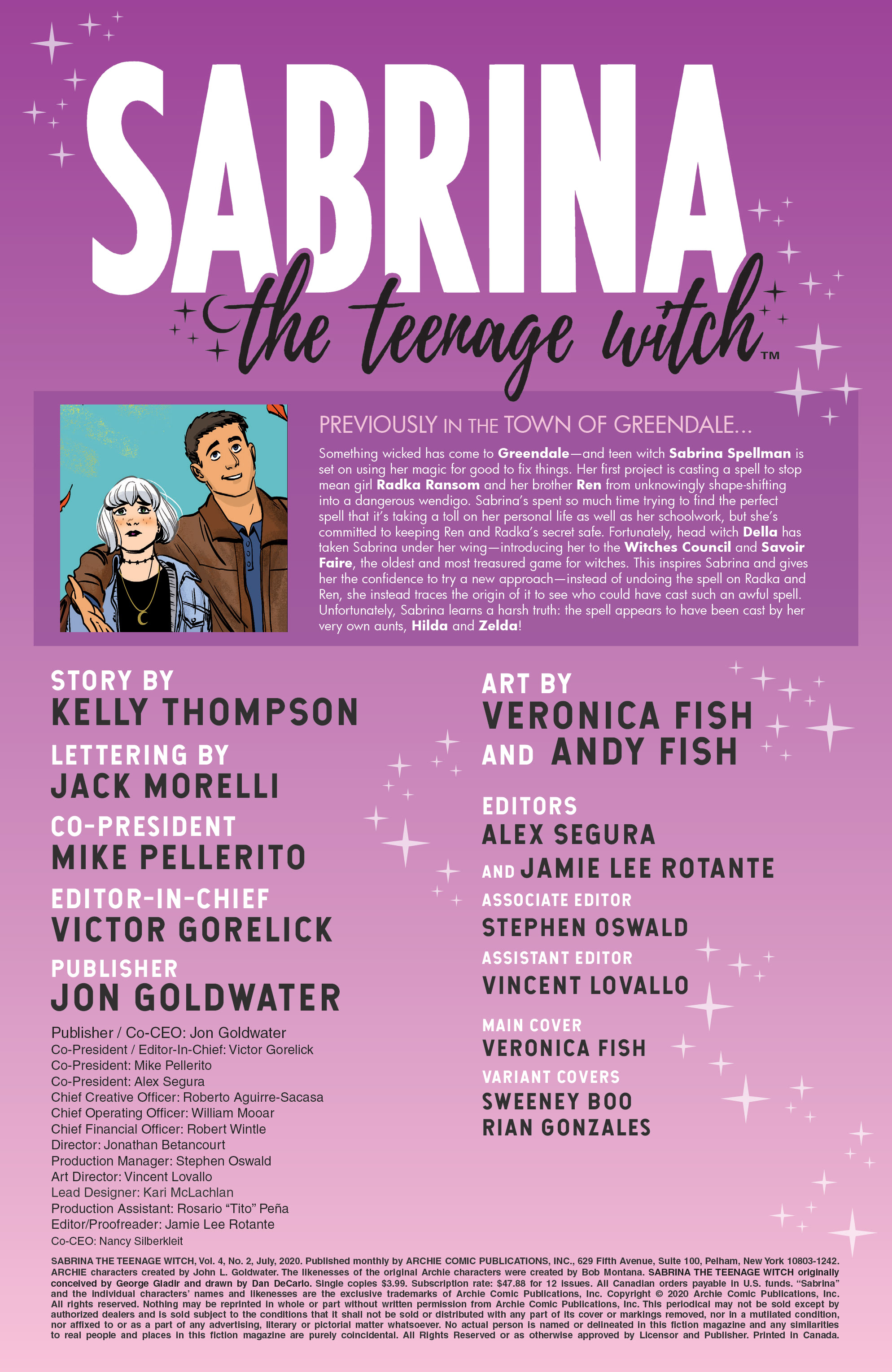 Read online Sabrina the Teenage Witch (2020) comic -  Issue #2 - 2