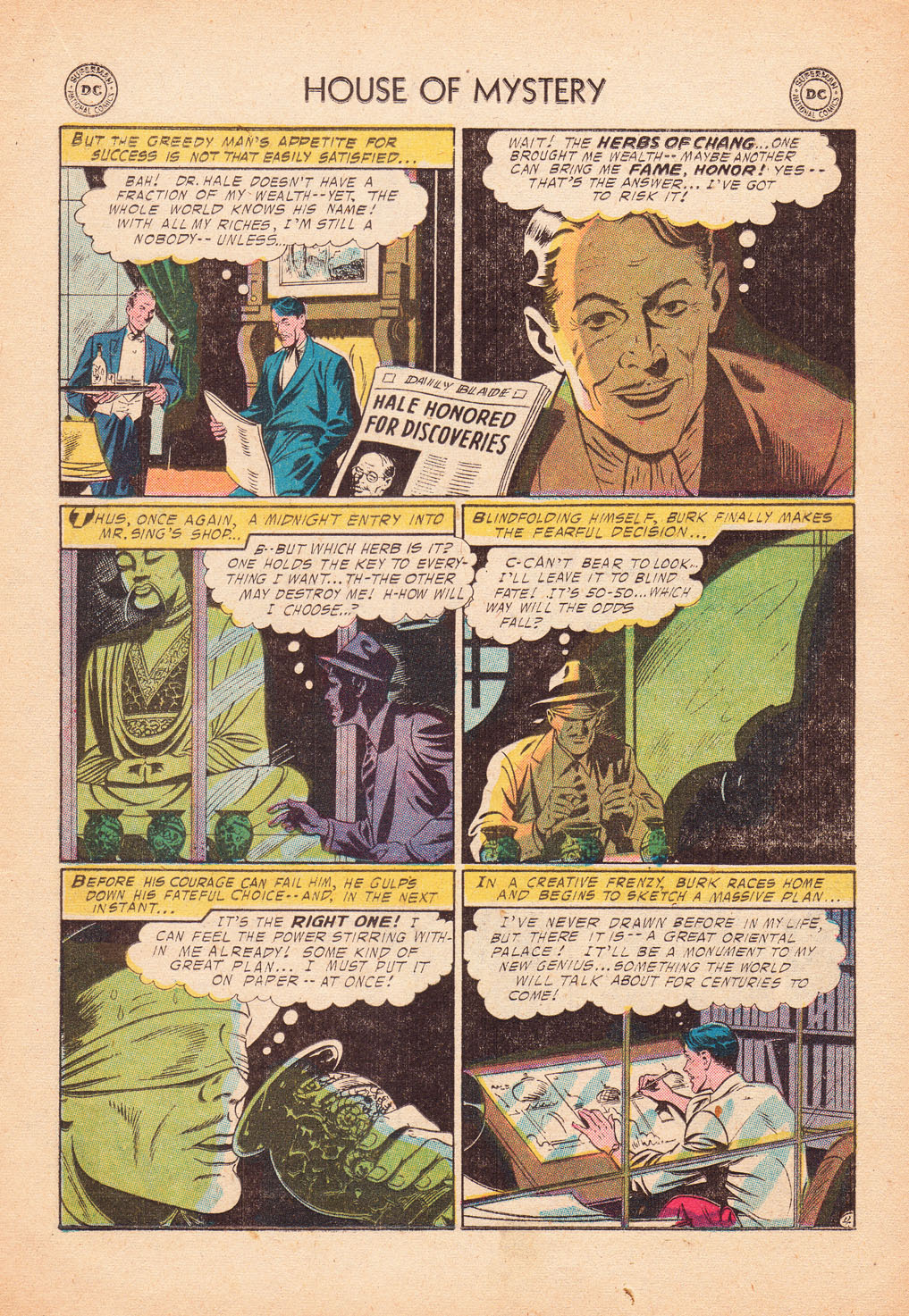 Read online House of Mystery (1951) comic -  Issue #68 - 13