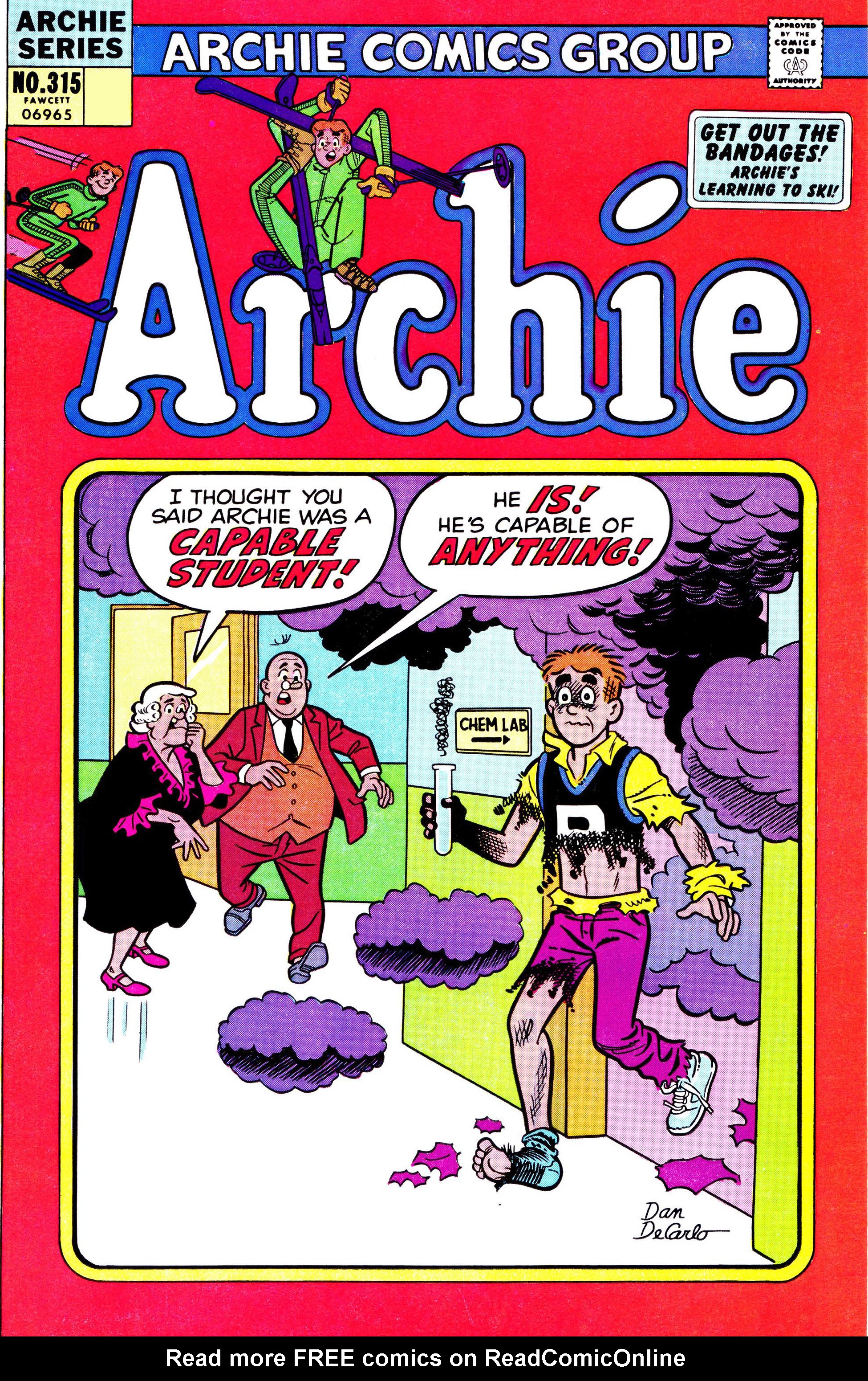 Read online Archie (1960) comic -  Issue #315 - 1