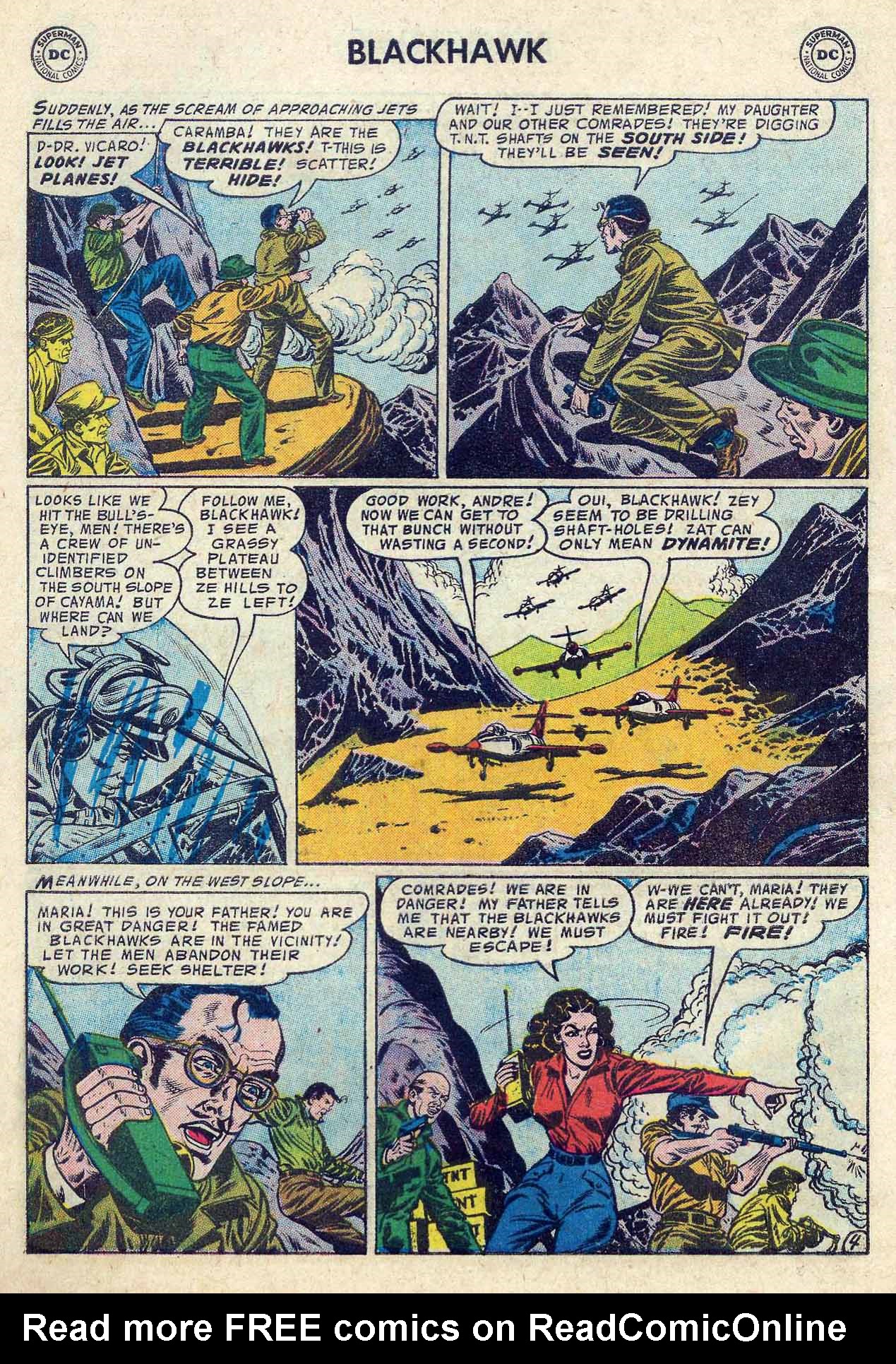 Read online Blackhawk (1957) comic -  Issue #109 - 6