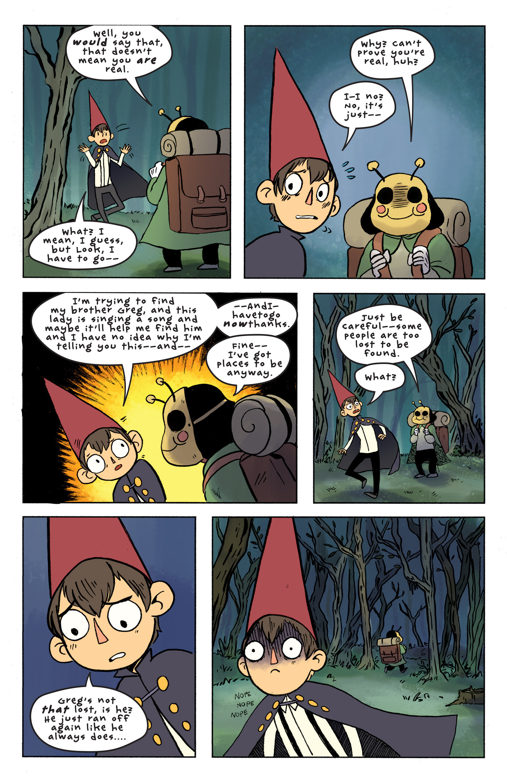 Read online Over the Garden Wall (2016) comic -  Issue #7 - 16