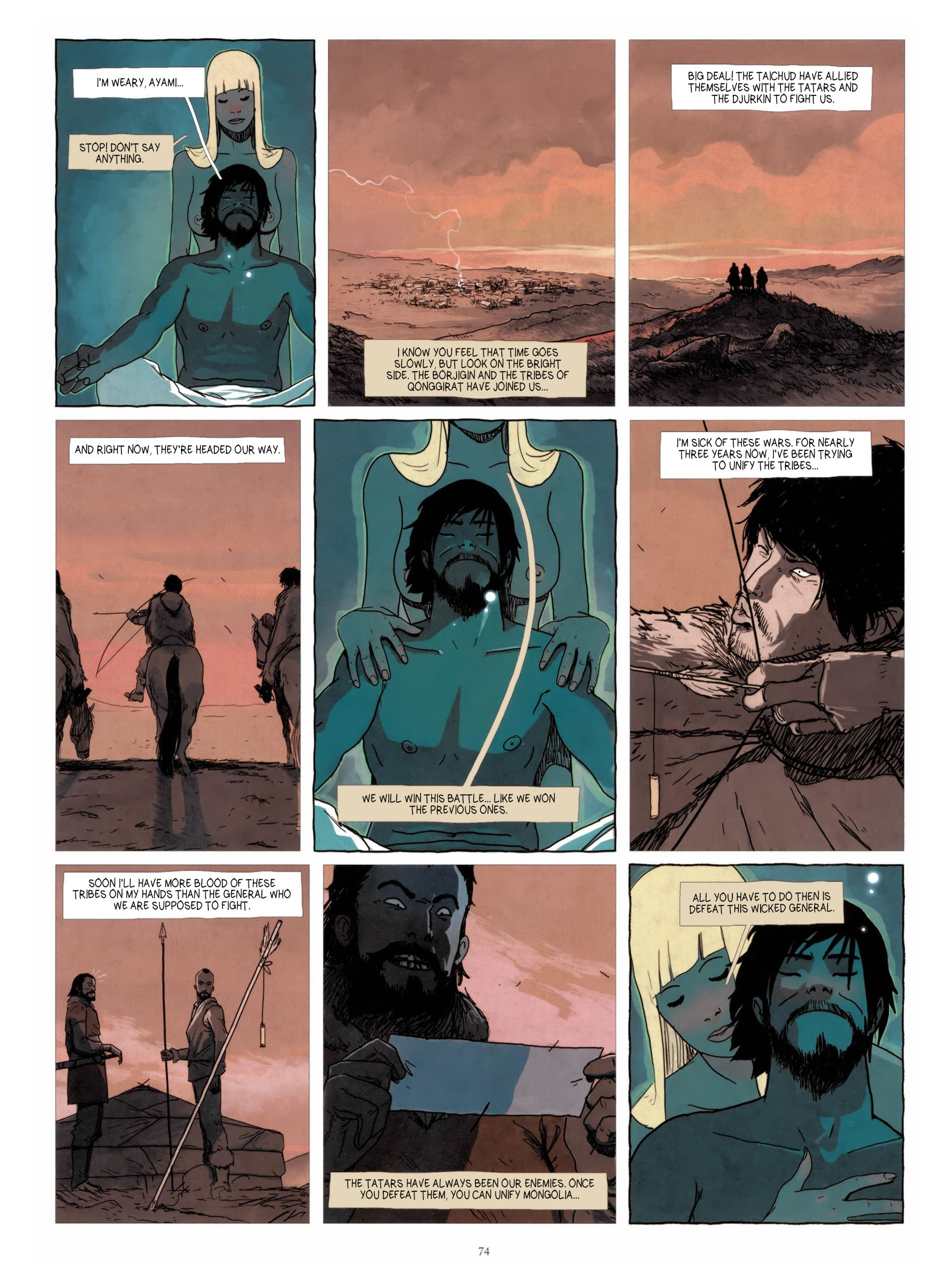 Read online Temujin comic -  Issue #1 - 76