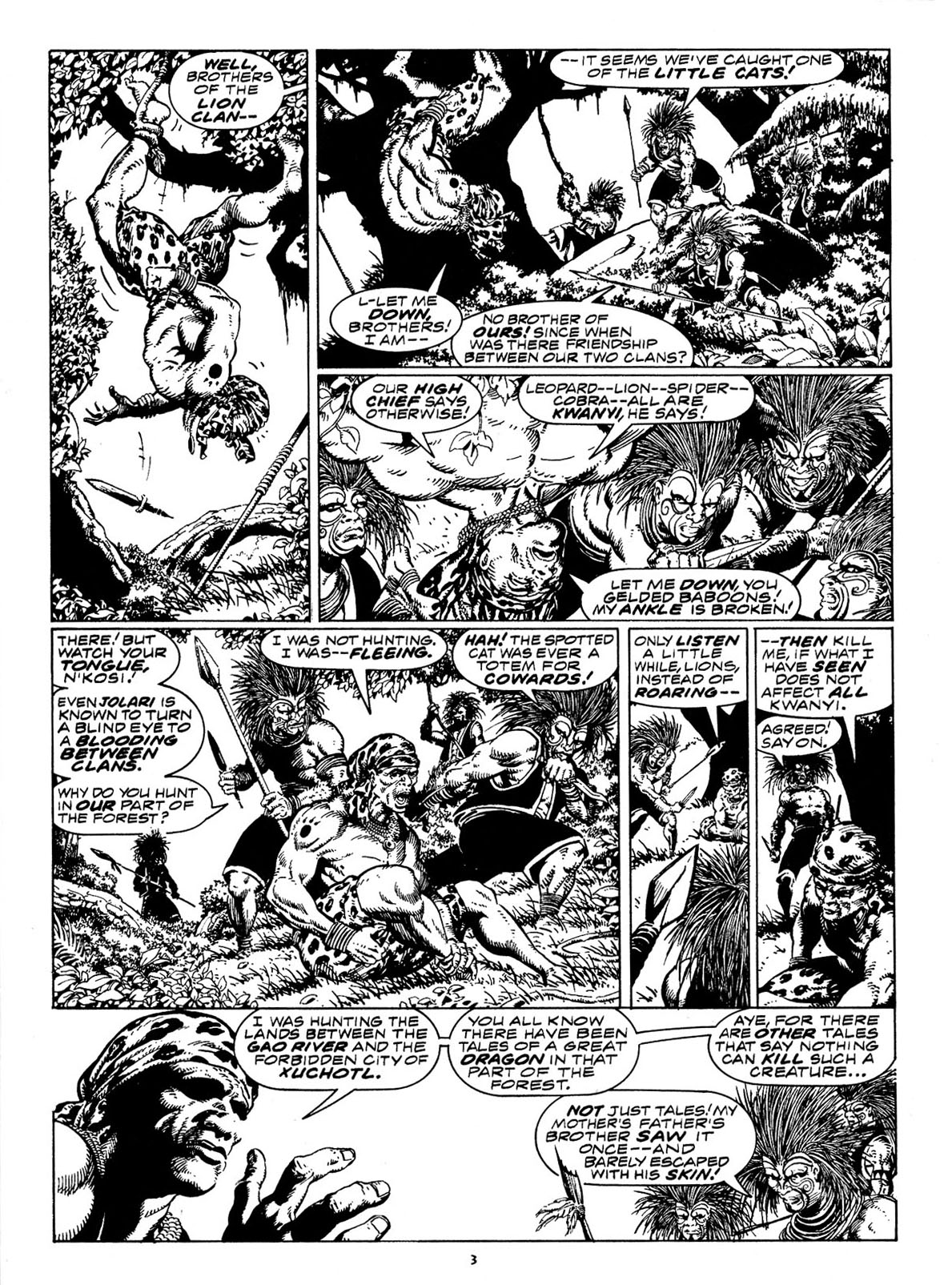 Read online The Savage Sword Of Conan comic -  Issue #211 - 5