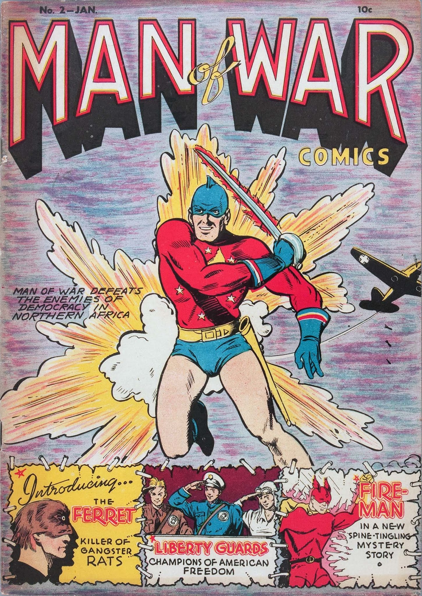 Read online Man of War Comics comic -  Issue #2 - 1