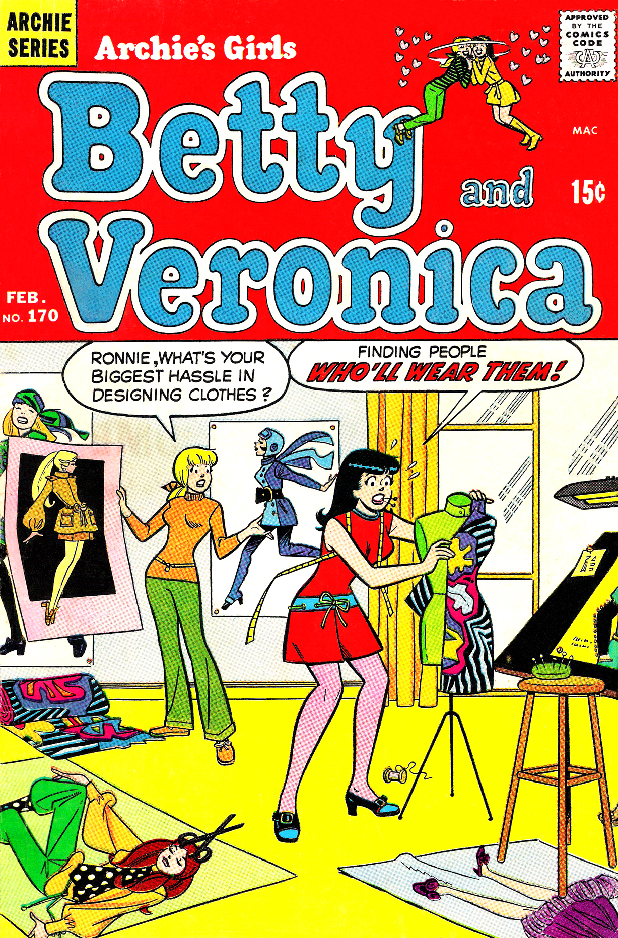 Read online Archie's Girls Betty and Veronica comic -  Issue #170 - 1