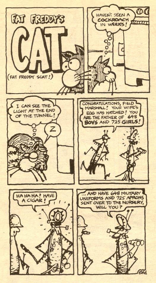 Read online Adventures of Fat Freddy's Cat comic -  Issue #1 - 23